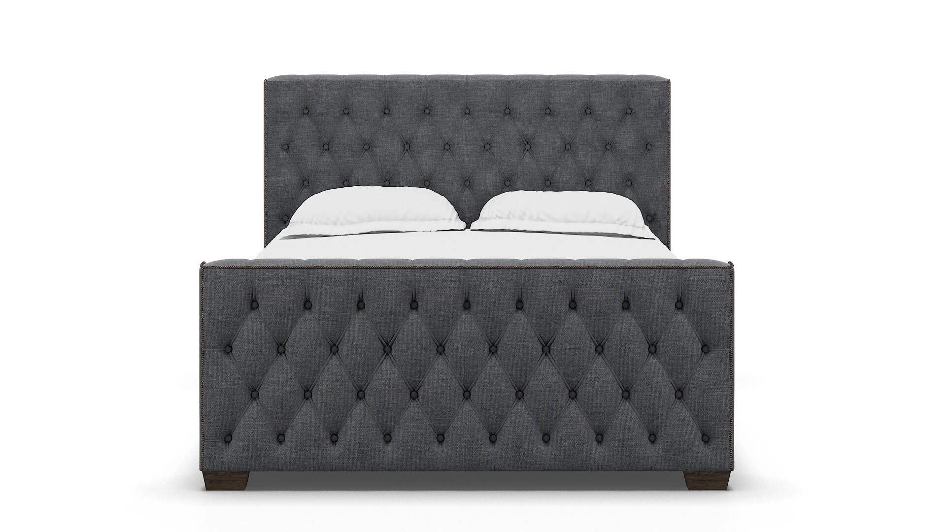 Aida Lana Onyx Bed espresso legs 1