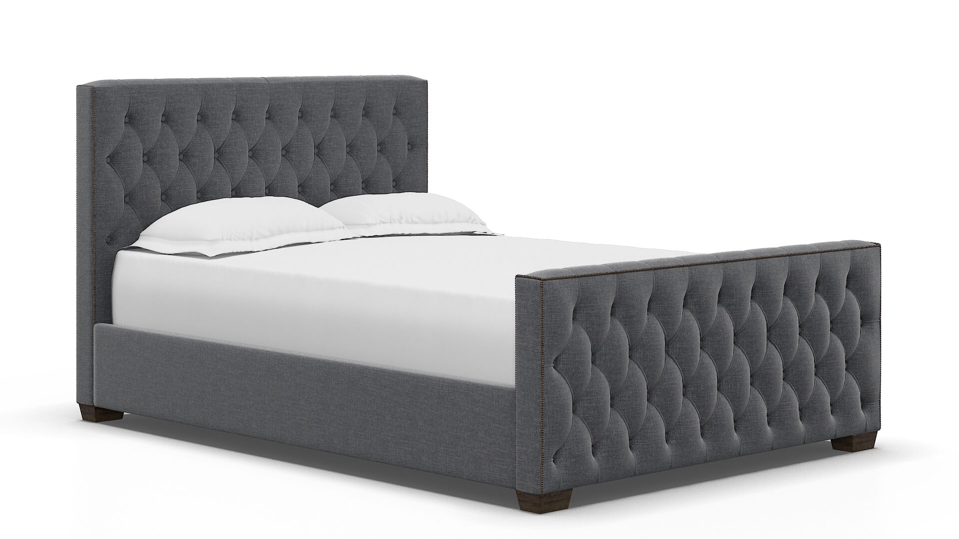 Aida Lana Onyx Bed espresso legs 2