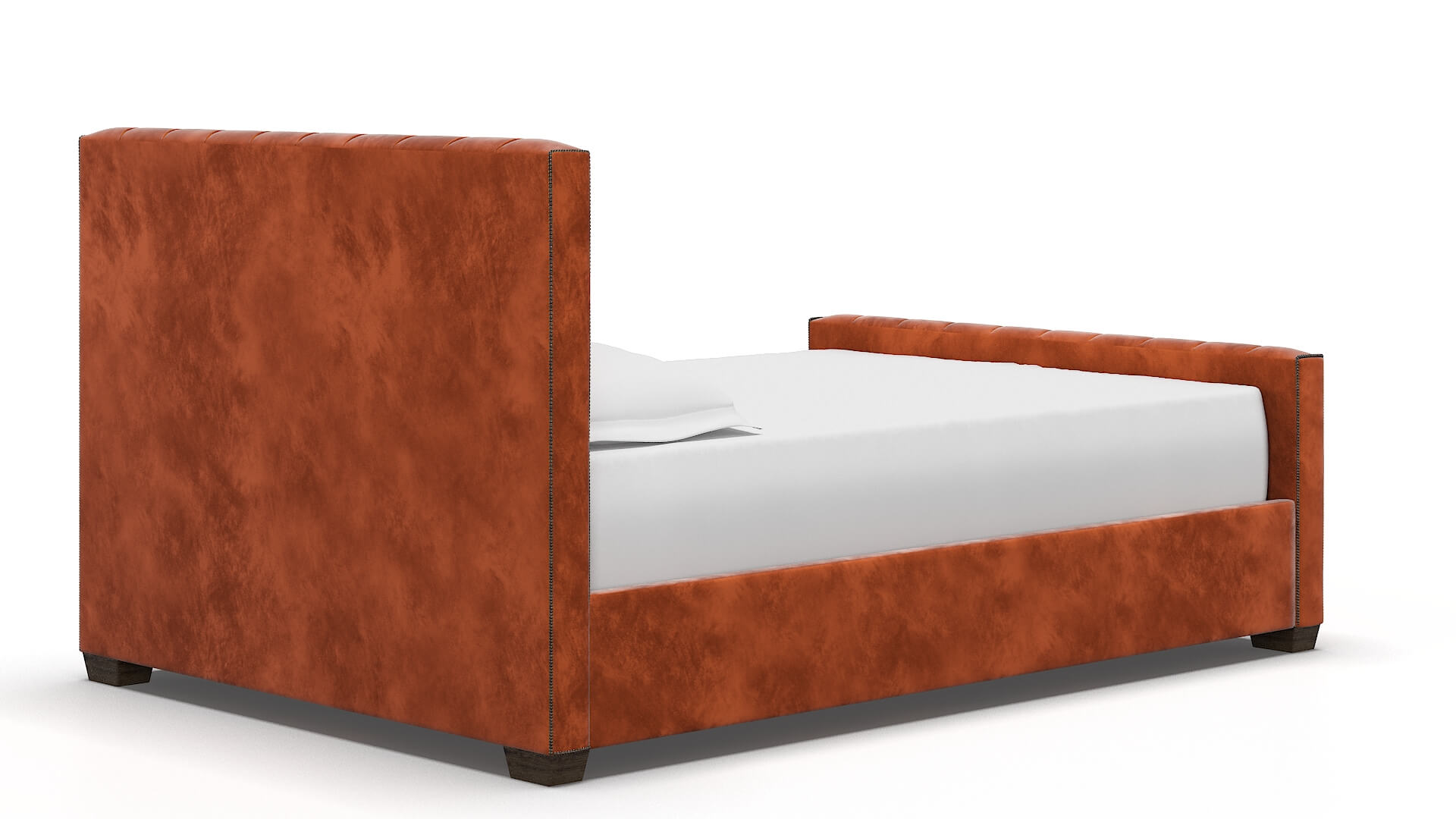 Aida Loft Copper Bed espresso legs 4