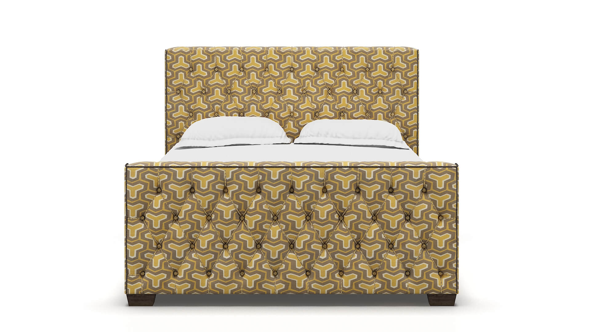 Aida Merci Dijon Bed espresso legs 1
