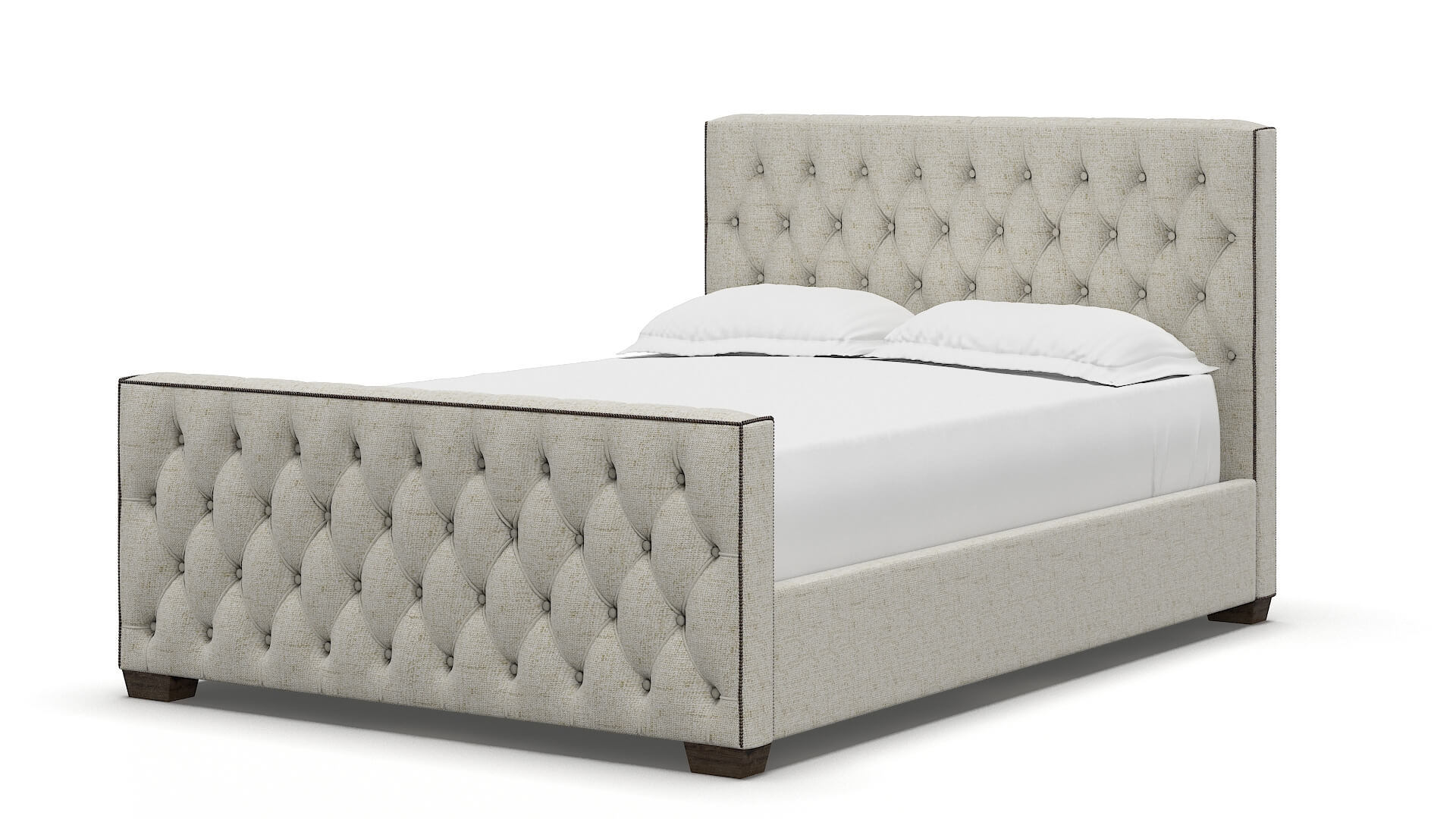 Aida Oceanside Birch Bed espresso legs 5