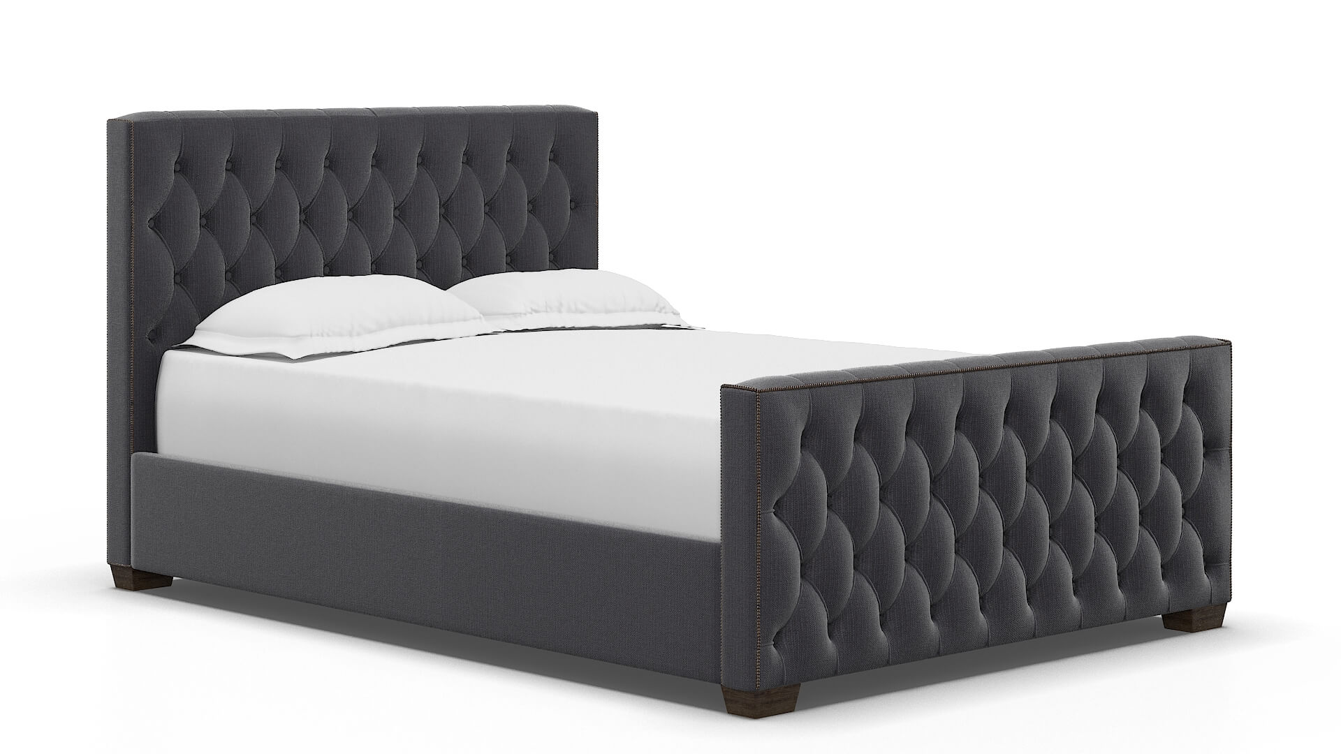 Aida Parker Charcoal Bed espresso legs 2