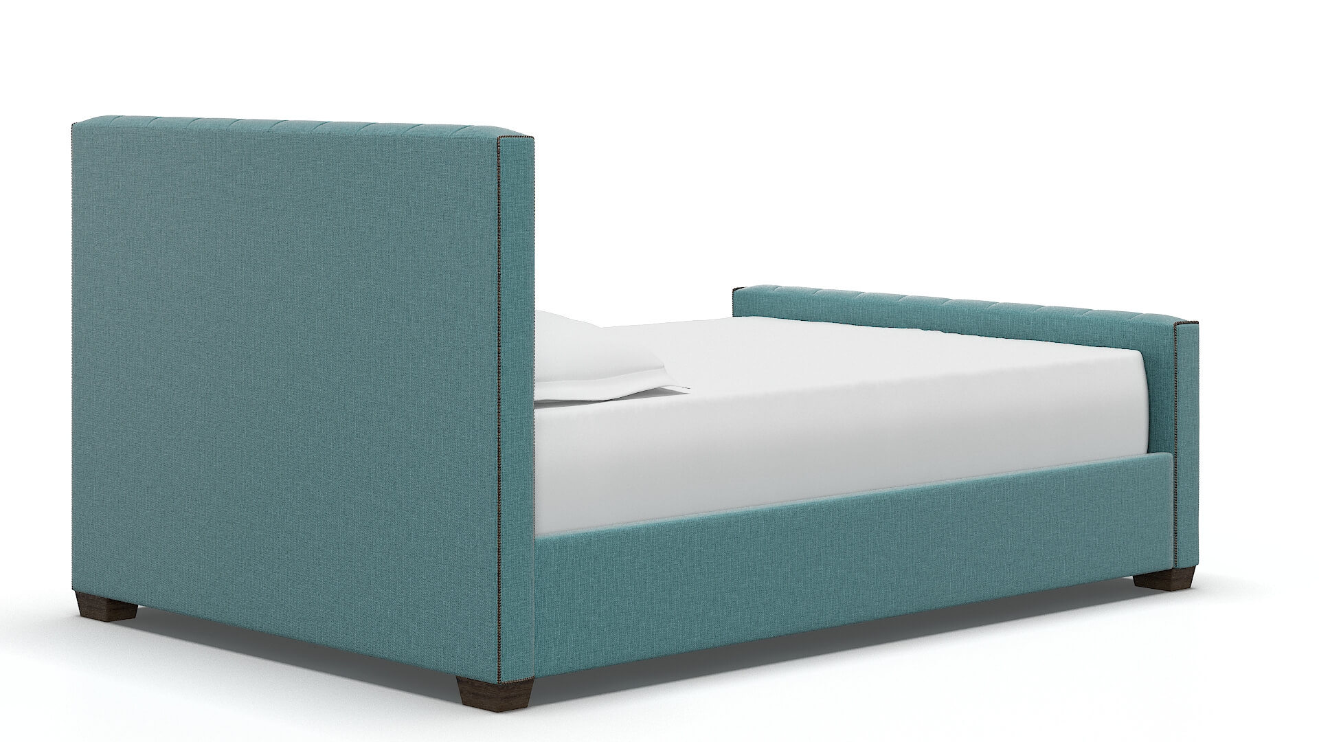 Aida Parker Turquoise Bed espresso legs 4