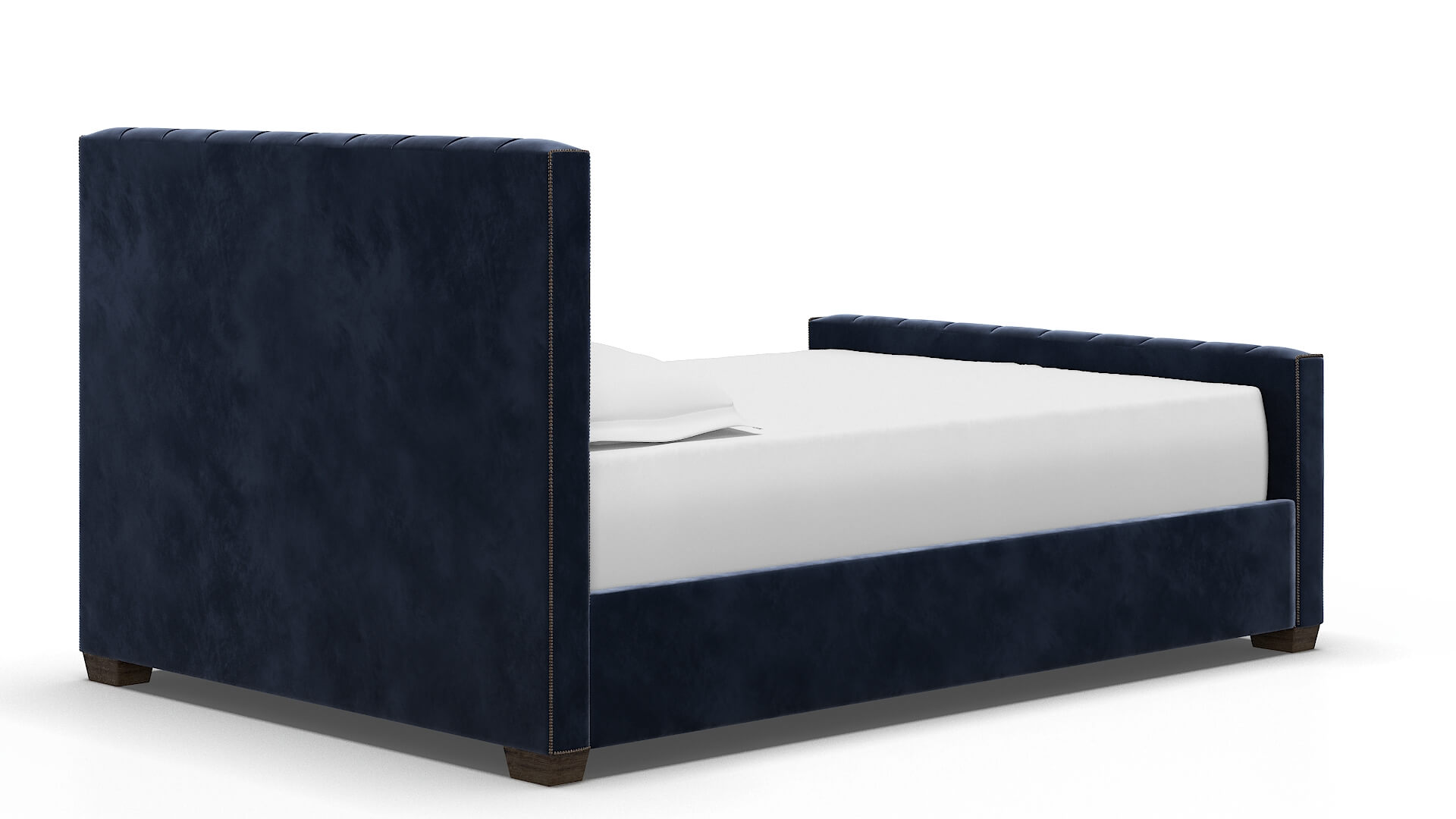 Aida Royale Cobalt Bed espresso legs 4