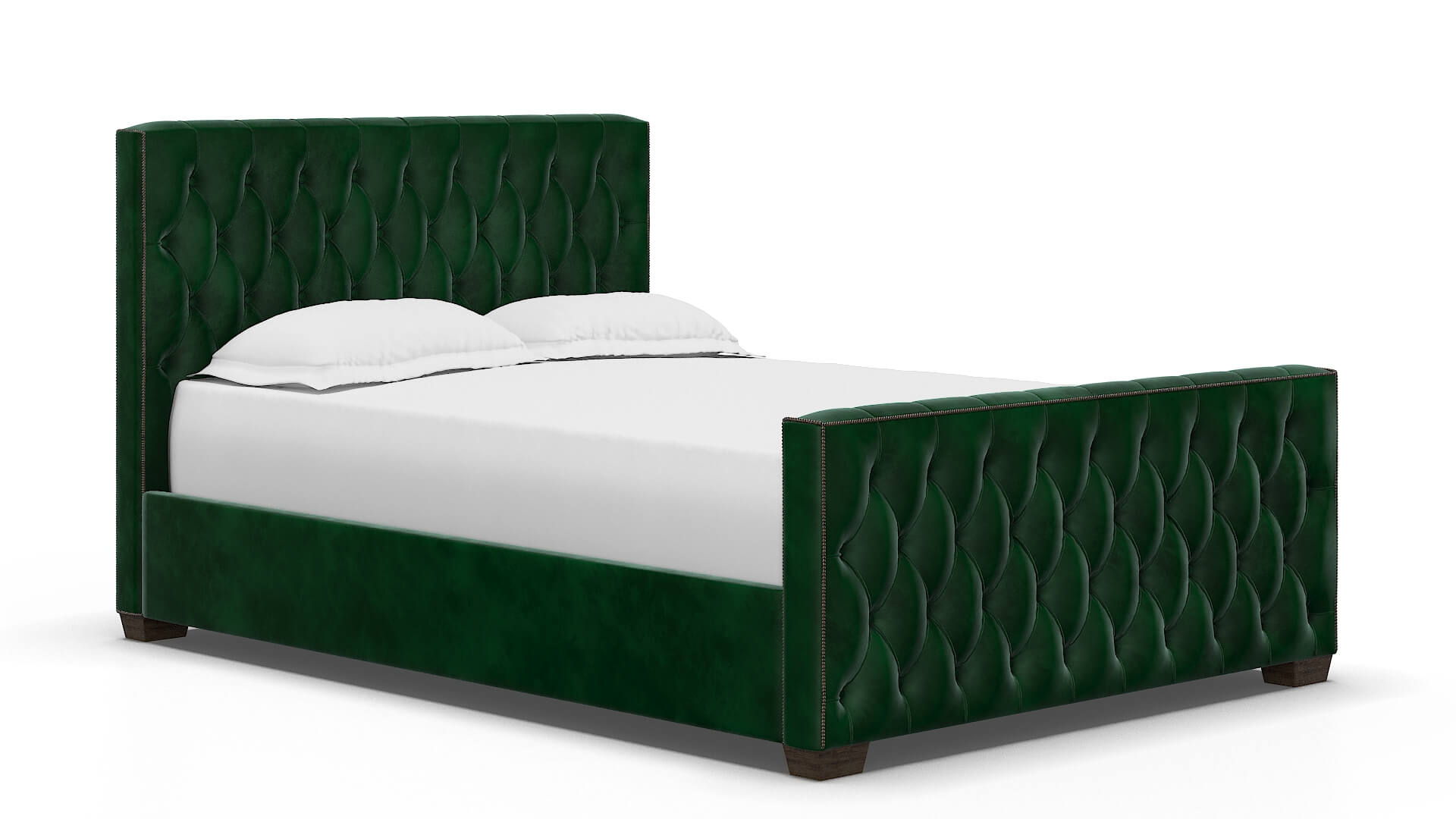 Aida Royale Evergreen Bed espresso legs 2