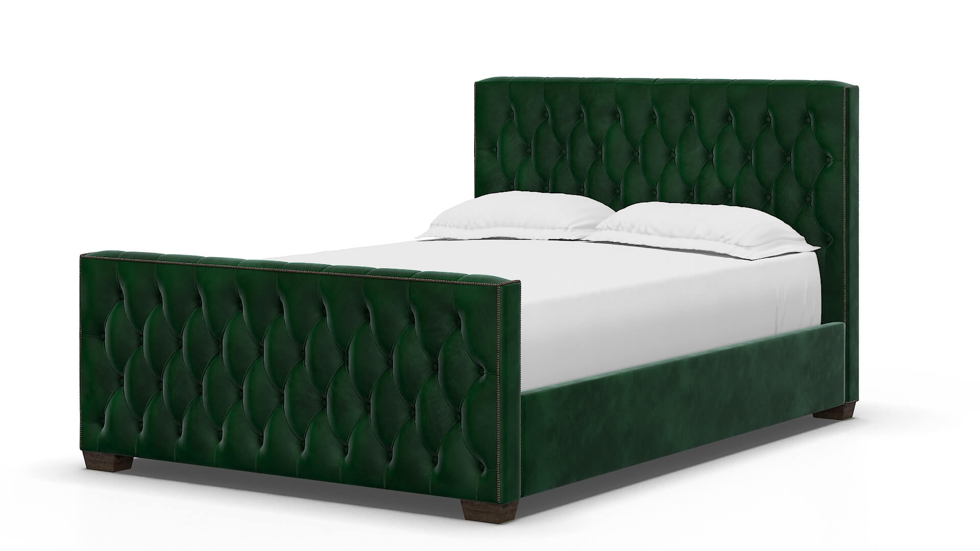 Aida Royale Evergreen Bed espresso legs 5