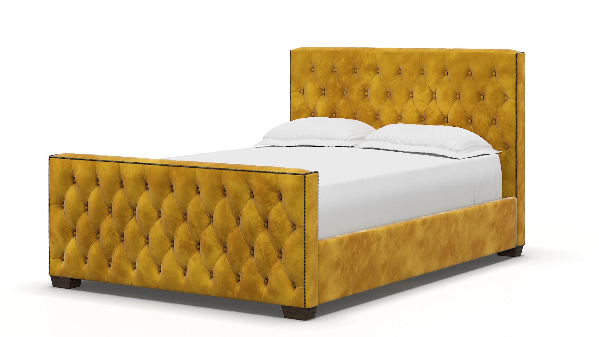 Aida Royale Marigold Bed espresso legs 5
