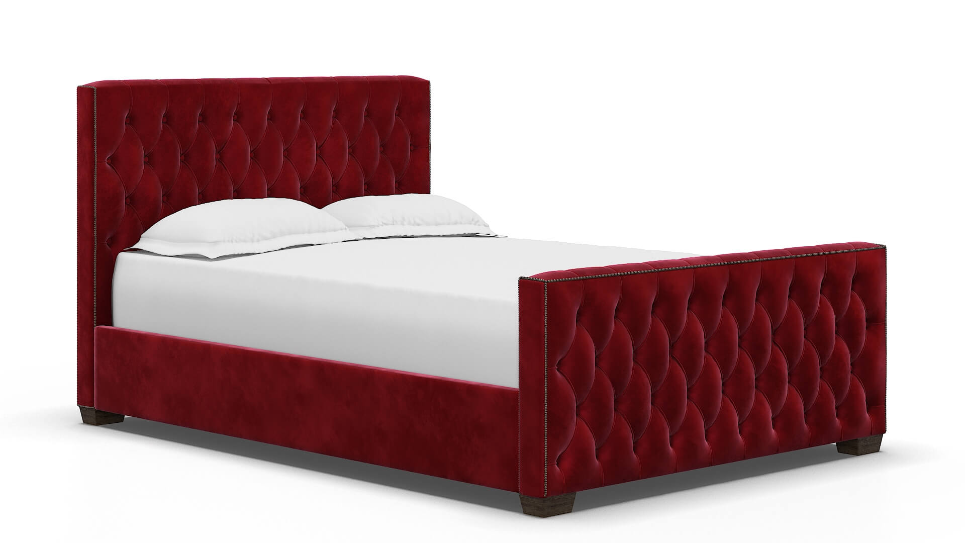 Aida Royale Ruby Bed espresso legs 2