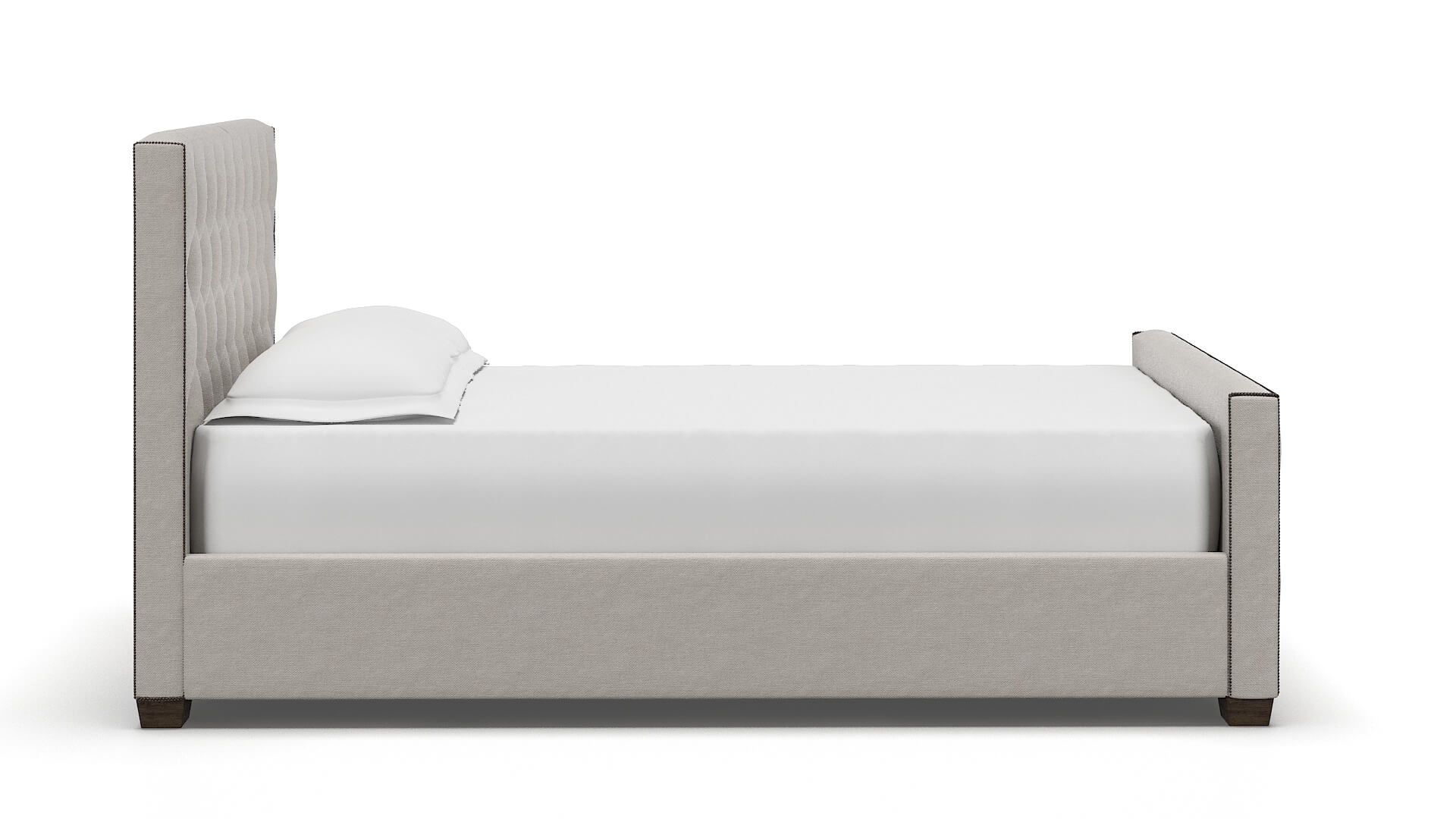 Aida Suave Dove Bed espresso legs 3