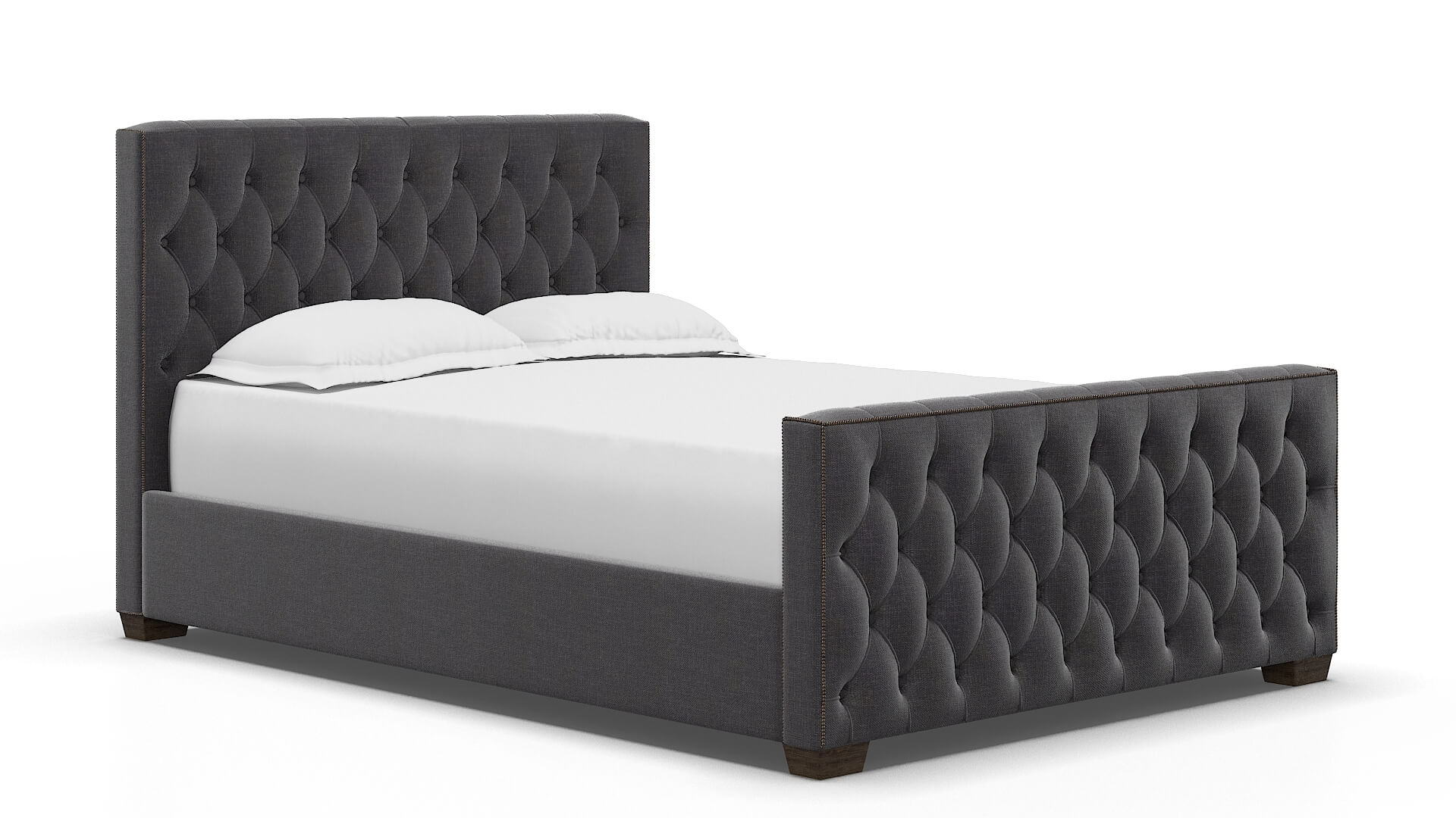 Aida Venus Onyx Bed espresso legs 2