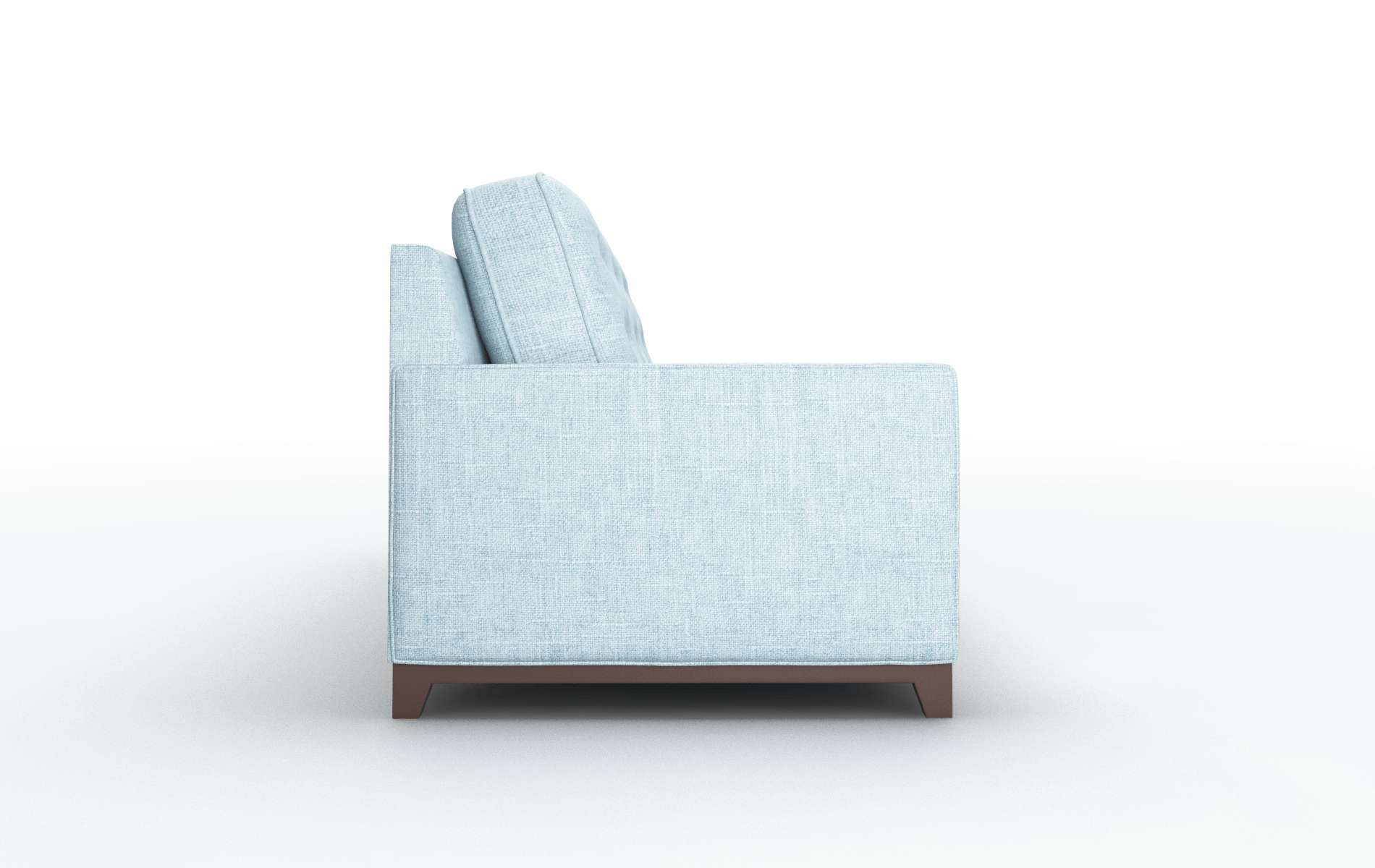 Alexandria Atlas Turquoise Sofa espresso legs 3
