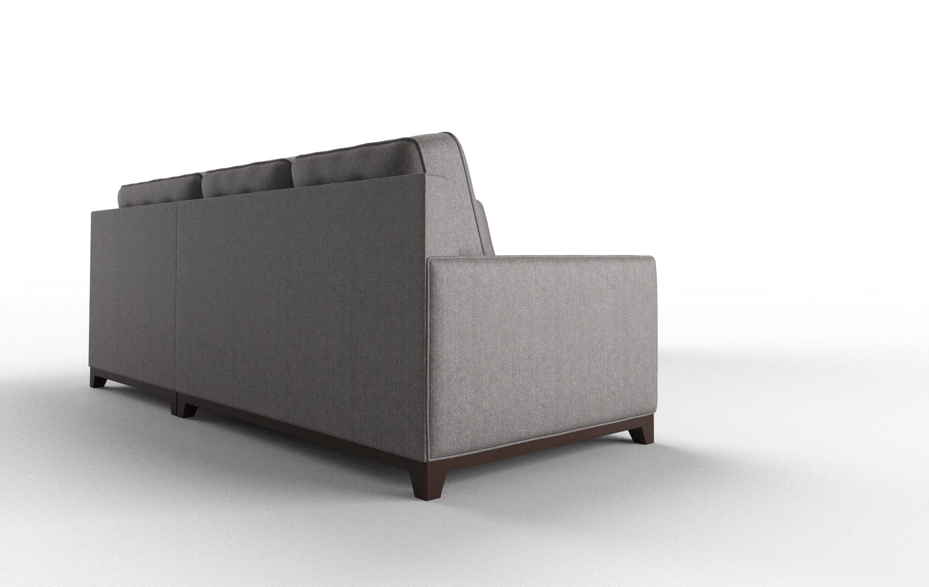 Alexandria Atlas_plz Silver Sectional espresso legs 3