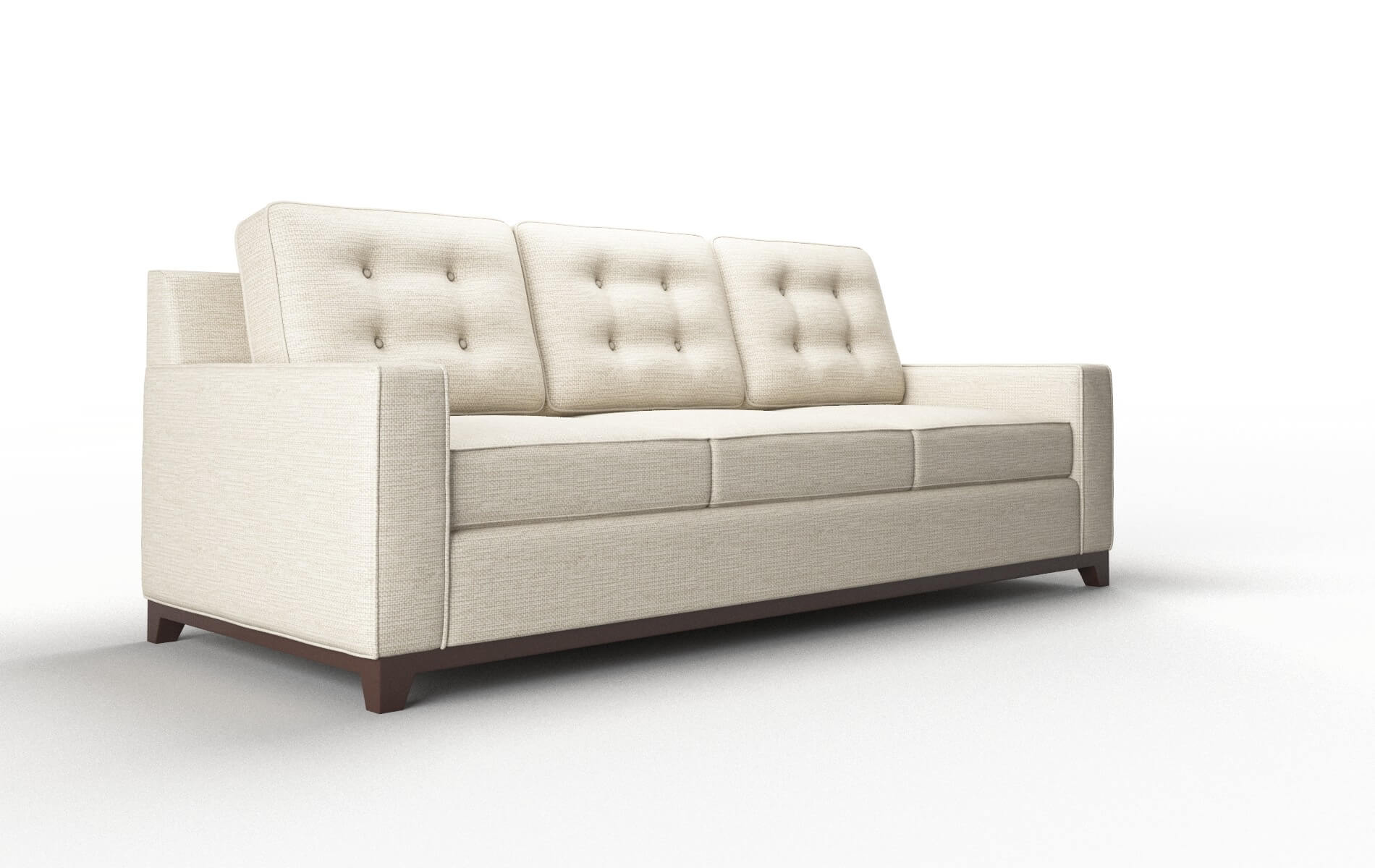 Alexandria Avenger Pumice Sofa espresso legs 2