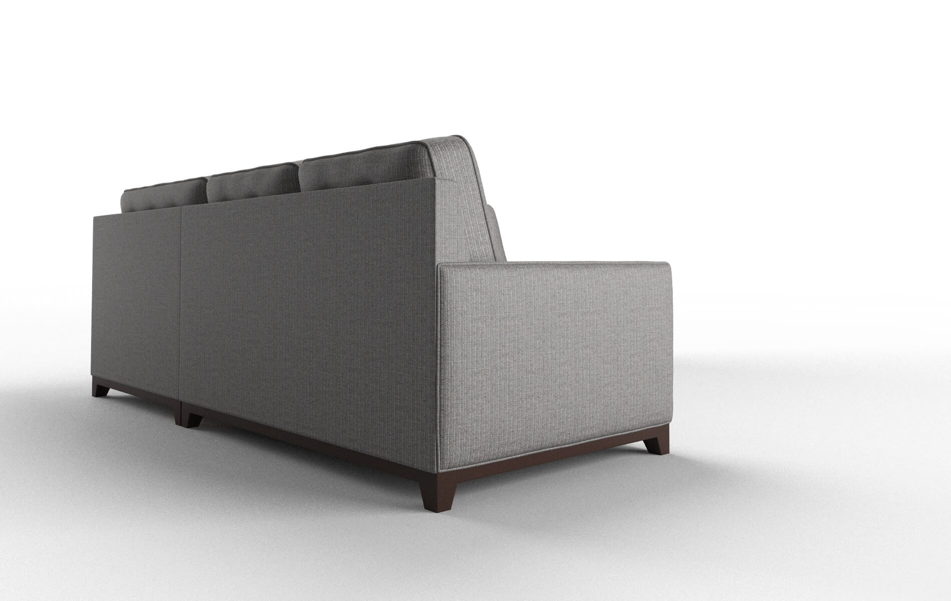 Alexandria Avenger Zinc Sectional espresso legs 3