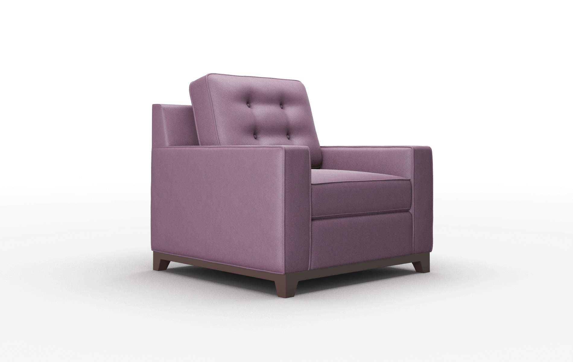 Alexandria Bella Aubergine Chair espresso legs 2