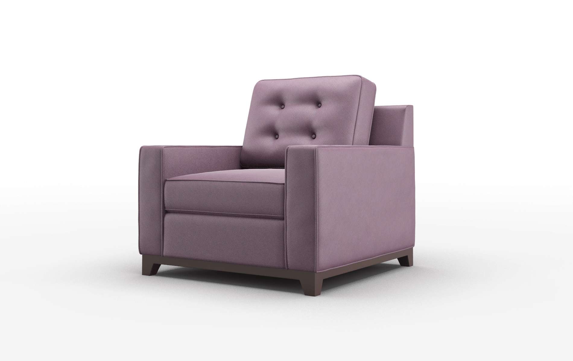 Alexandria Bella Aubergine Chair espresso legs 4