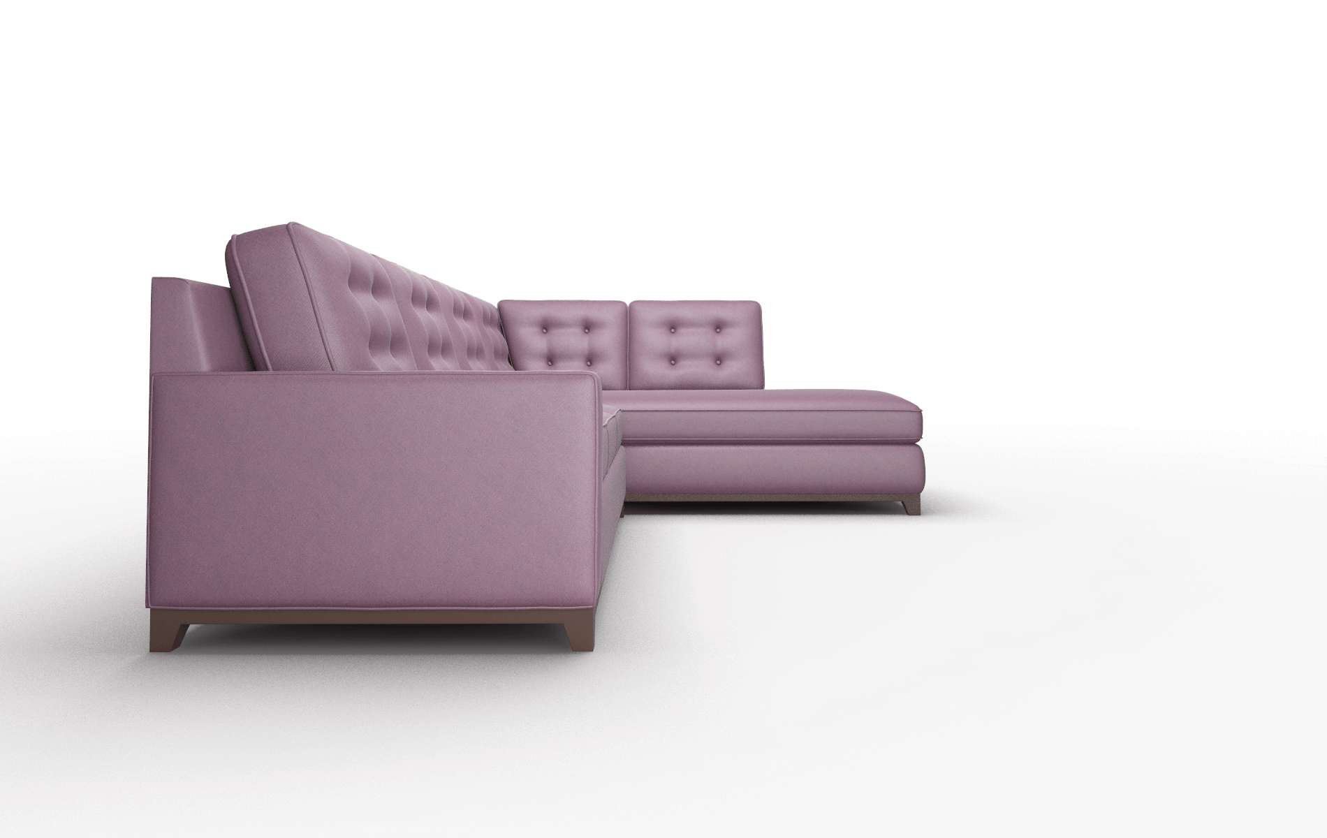 Alexandria Bella Aubergine Panel espresso legs 3