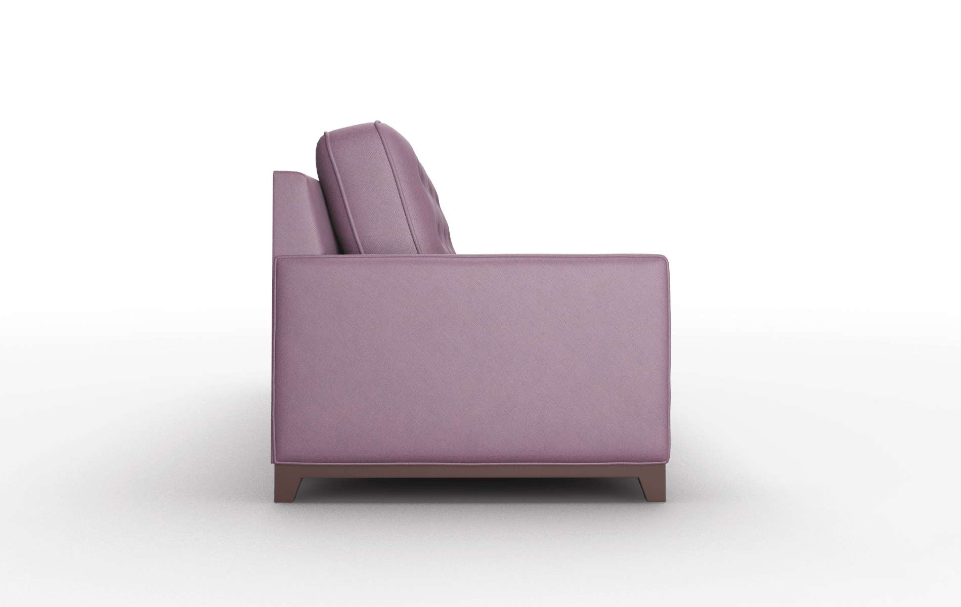 Alexandria Bella Aubergine Sofa espresso legs 3
