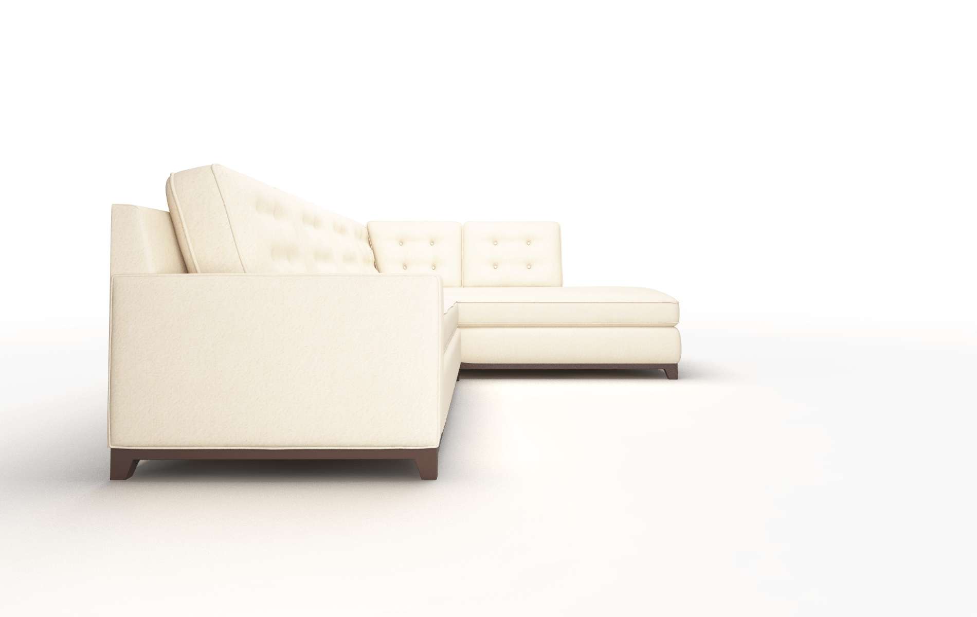 Alexandria Bella Buckwheat Panel espresso legs 3
