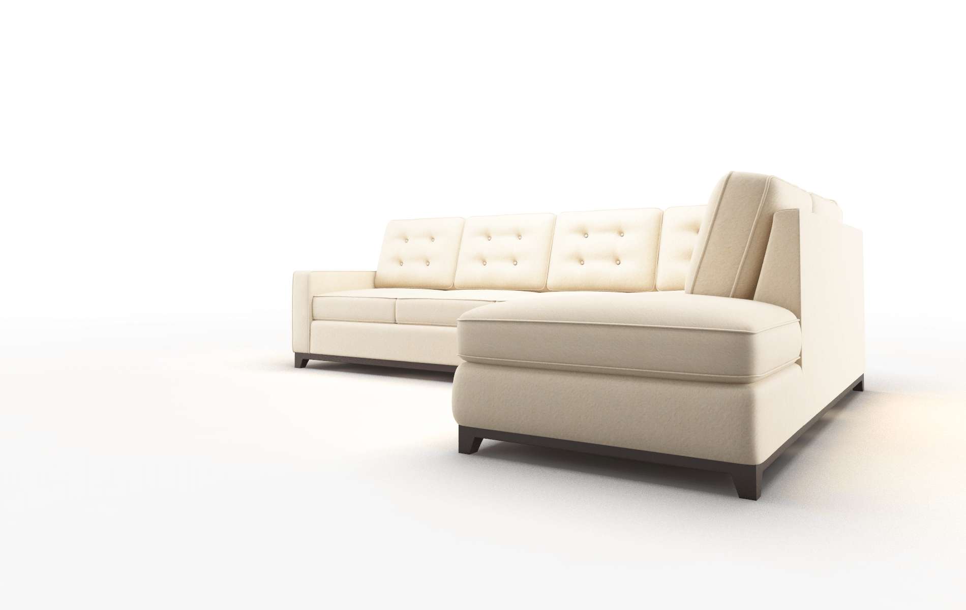 Alexandria Bella Buckwheat Panel espresso legs 4