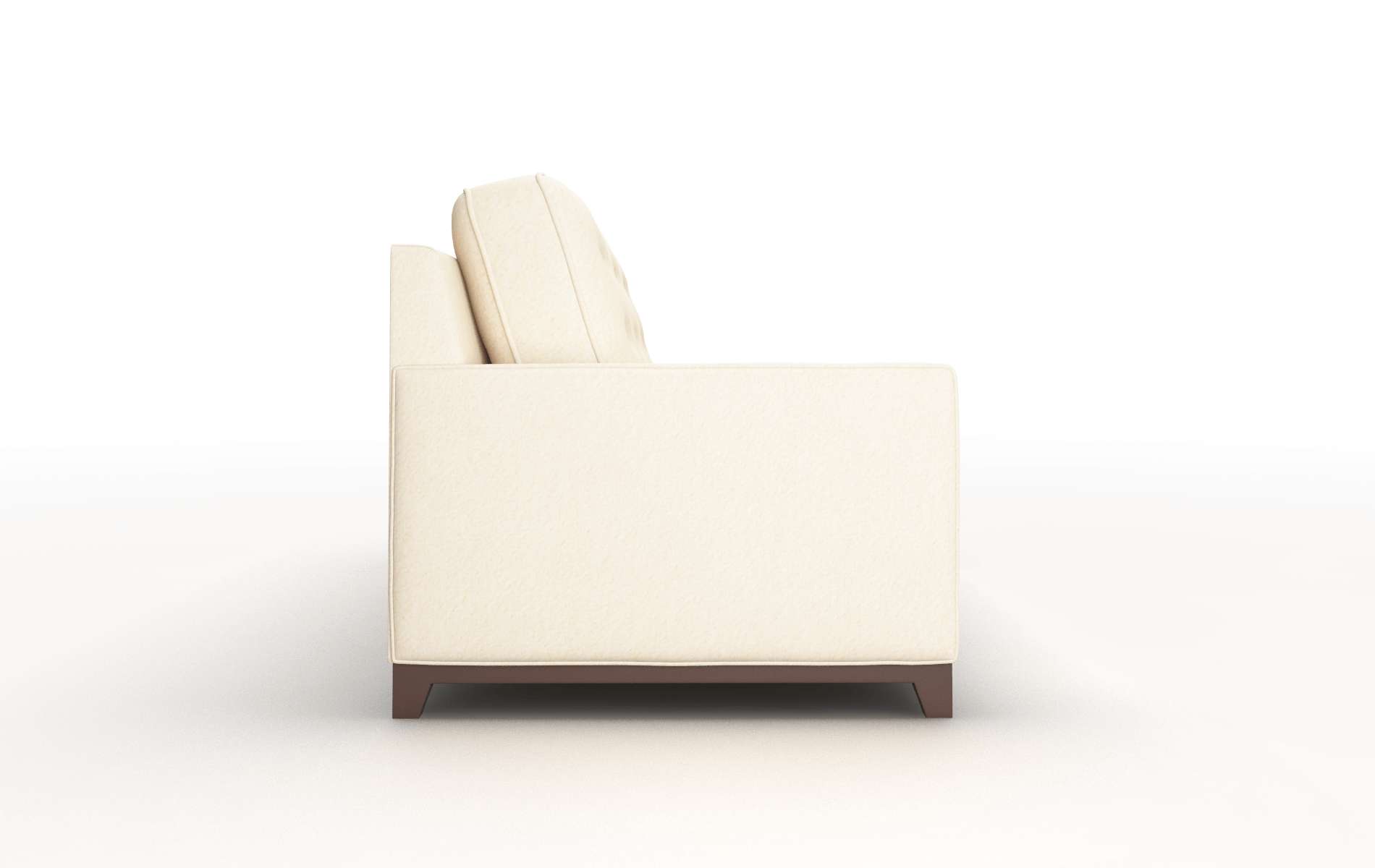 Alexandria Bella Buckwheat Sofa espresso legs 3