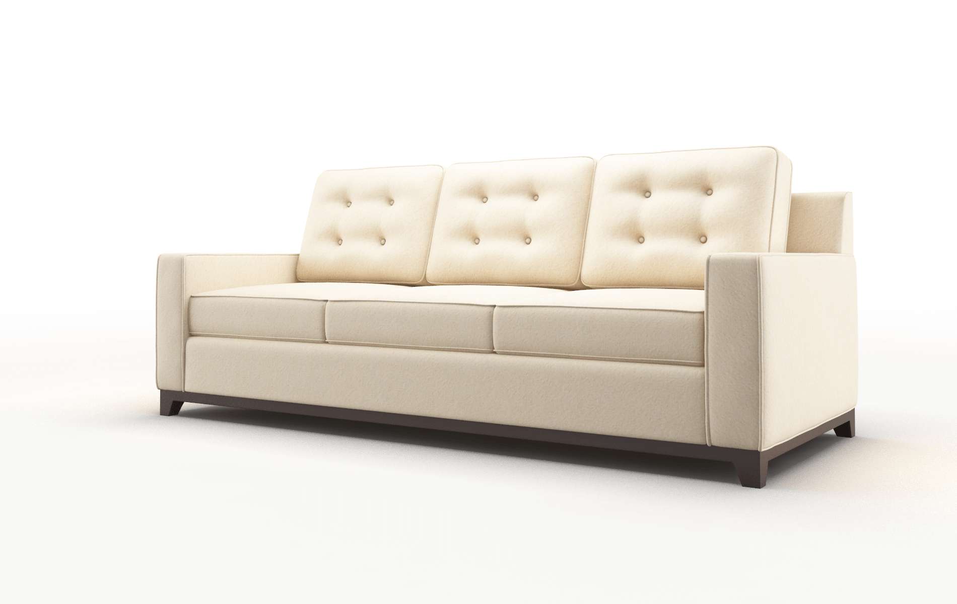 Alexandria Bella Buckwheat Sofa espresso legs 4