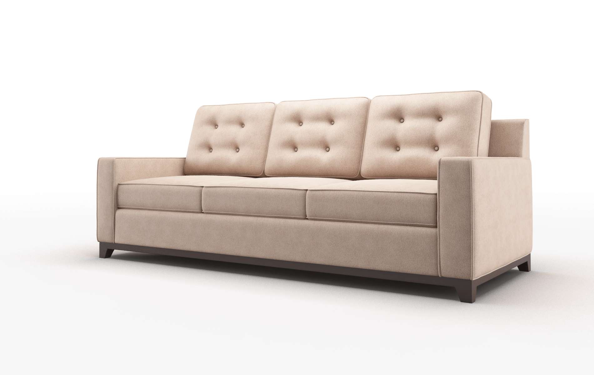 Alexandria Bella Cocoa Sofa espresso legs 4