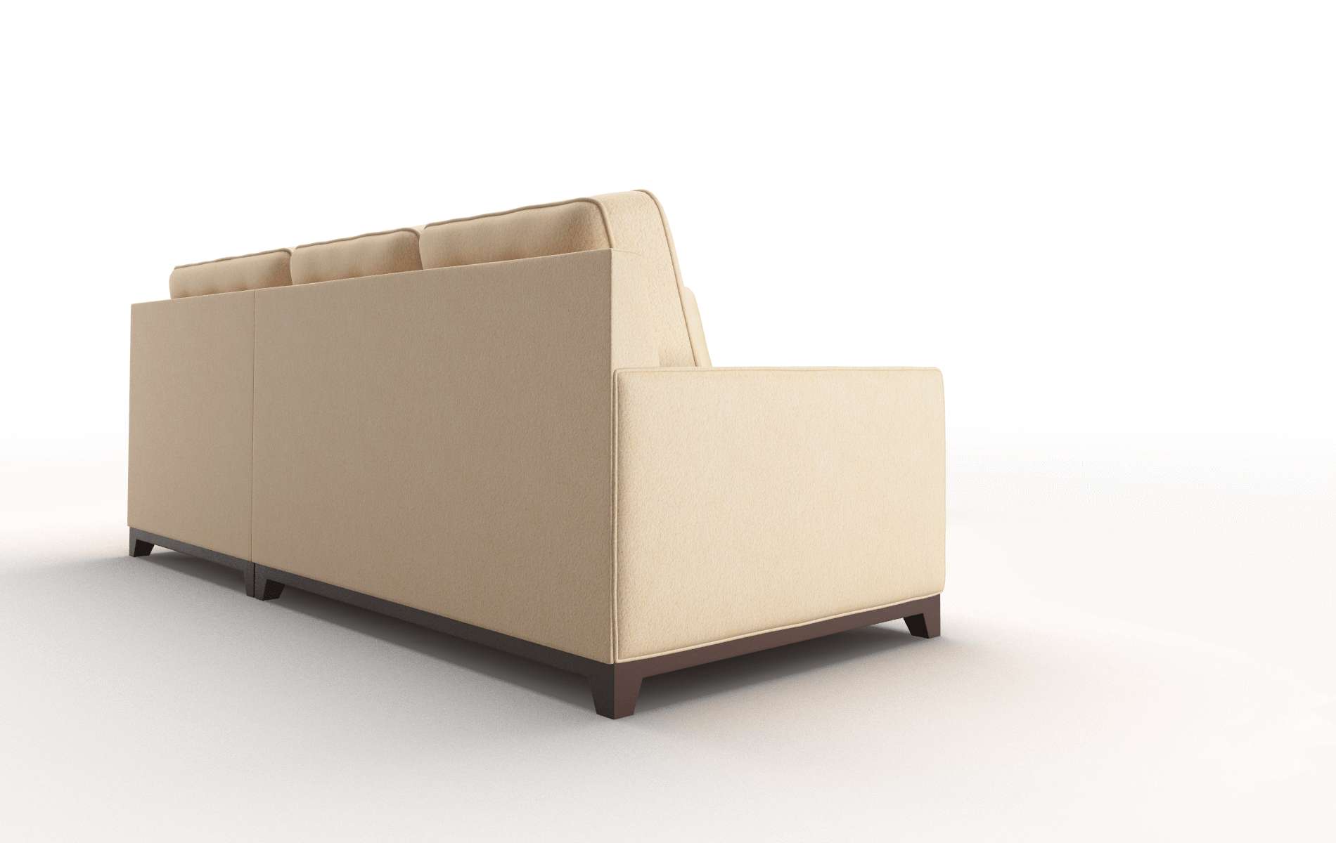 Alexandria Bella Coffee Sectional espresso legs 3