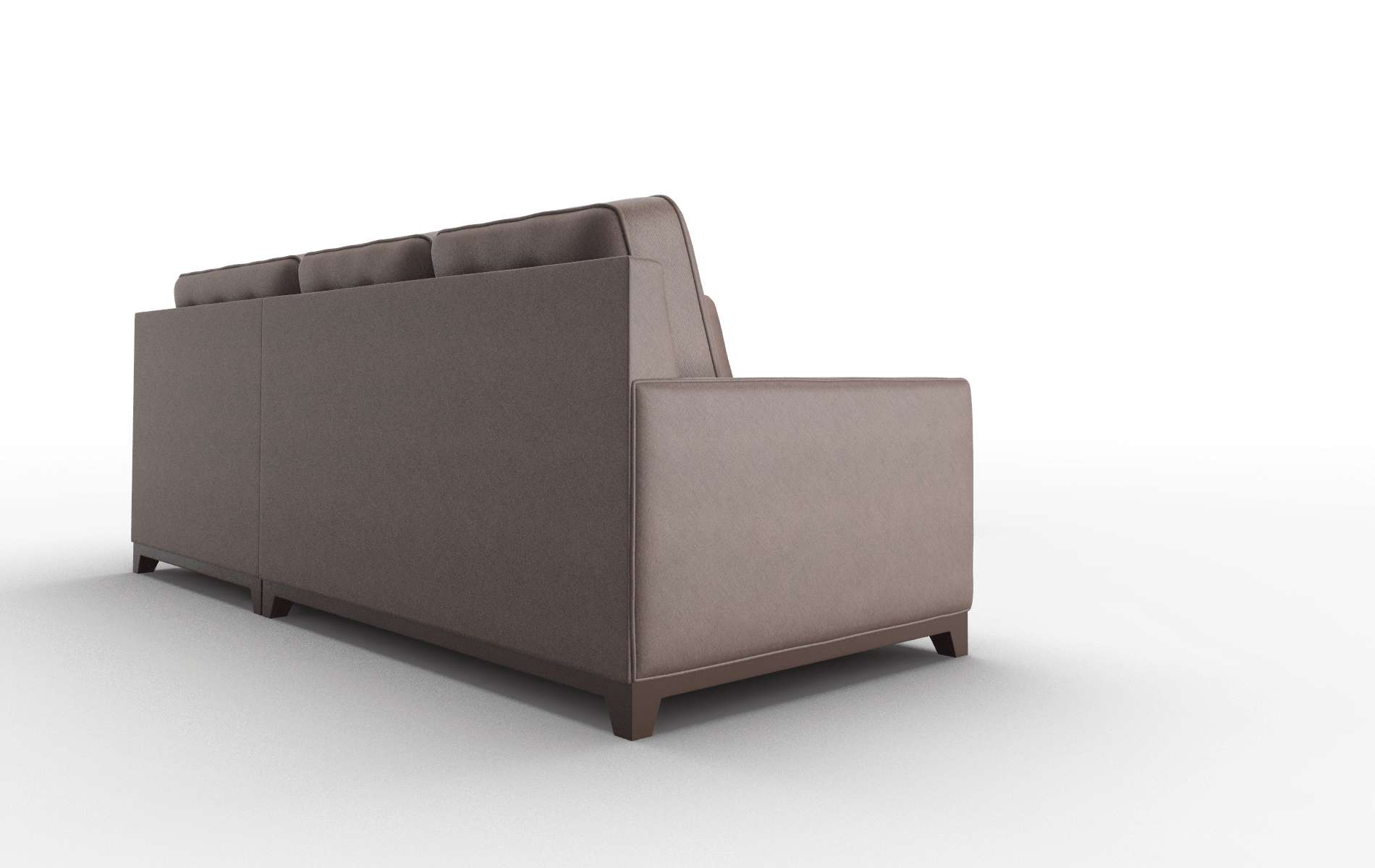 Alexandria Bella Espresso Sectional espresso legs 3