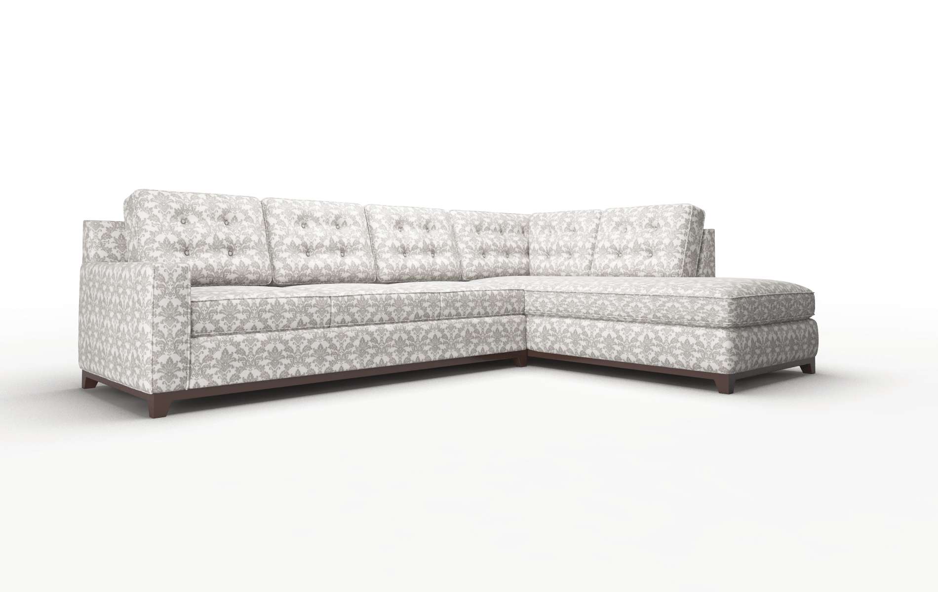 Alexandria Bergamo Dove Panel espresso legs 2