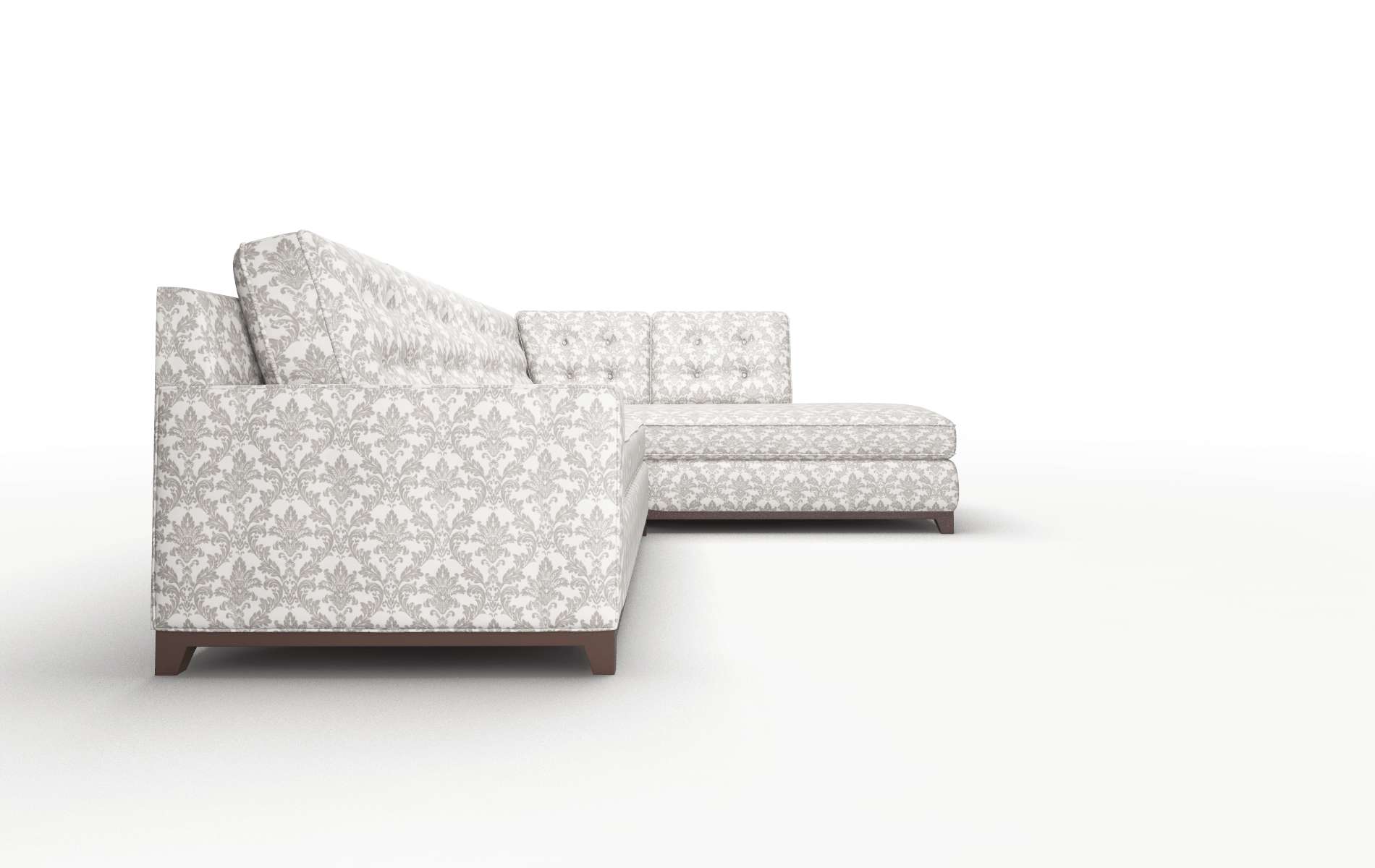 Alexandria Bergamo Dove Panel espresso legs 3