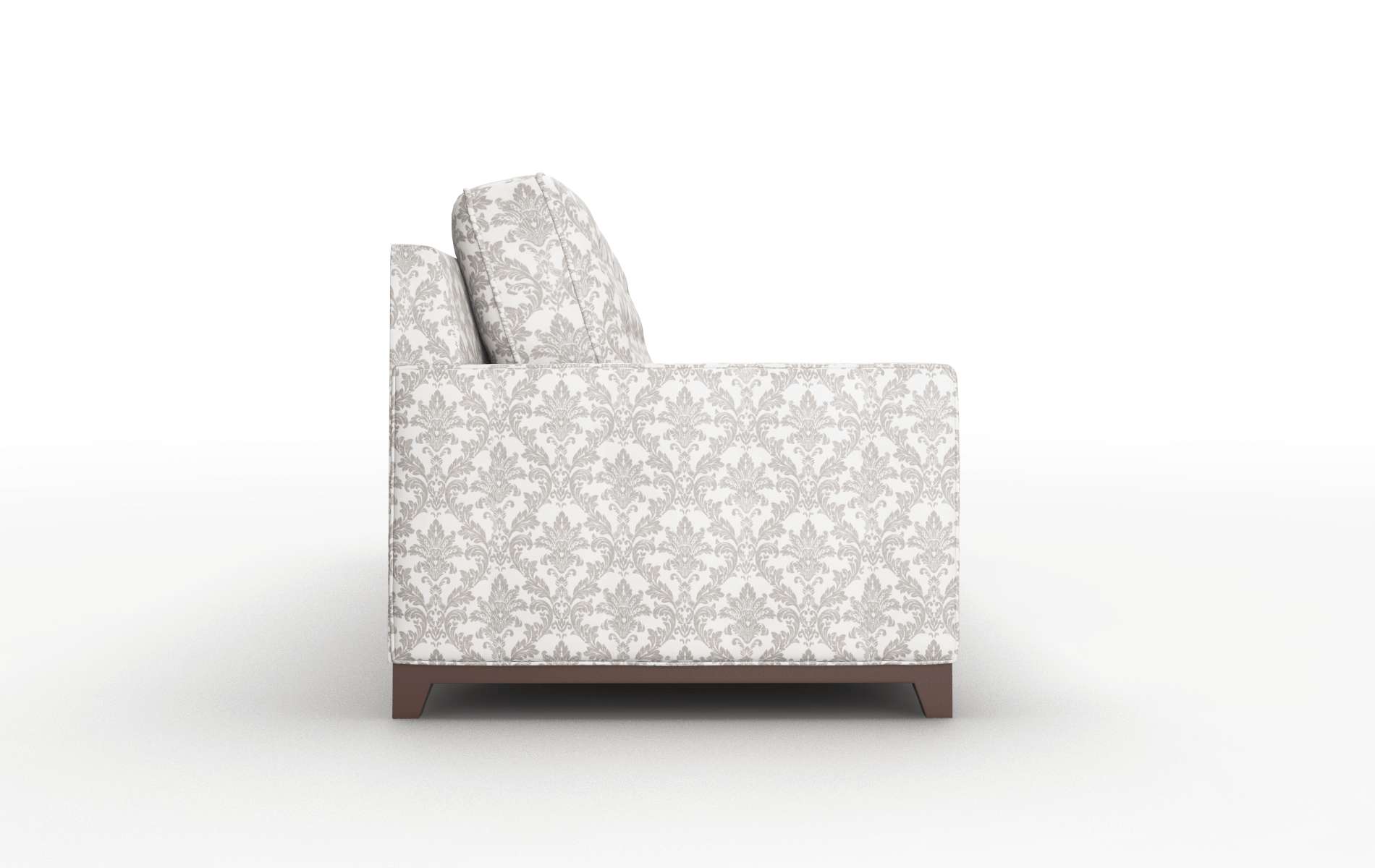 Alexandria Bergamo Dove Sofa espresso legs 3