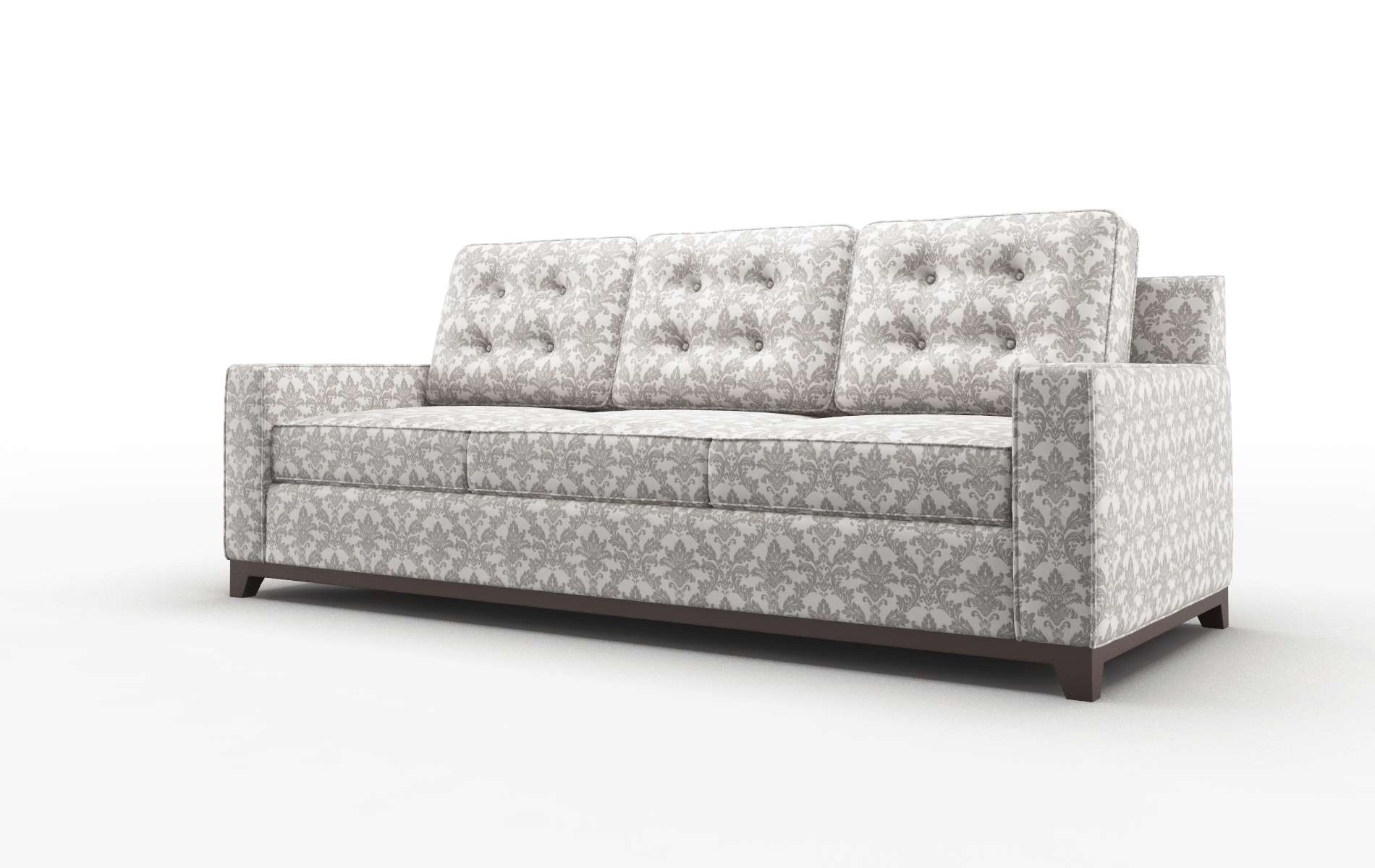 Alexandria Bergamo Dove Sofa espresso legs 4