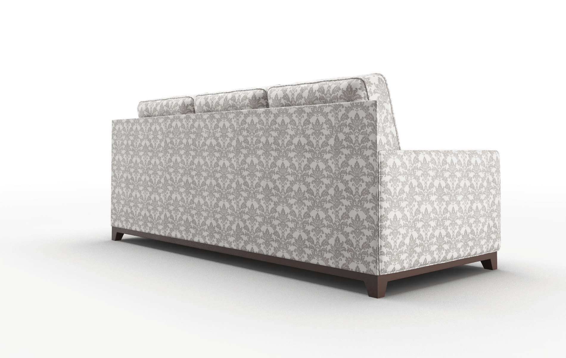 Alexandria Bergamo Dove Sofa espresso legs 5