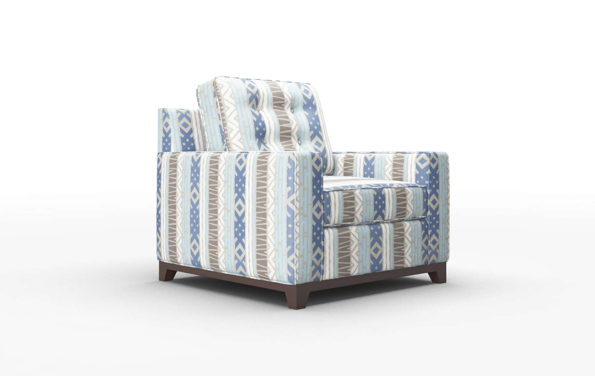 Alexandria Bodhi Indigo Chair espresso legs 2