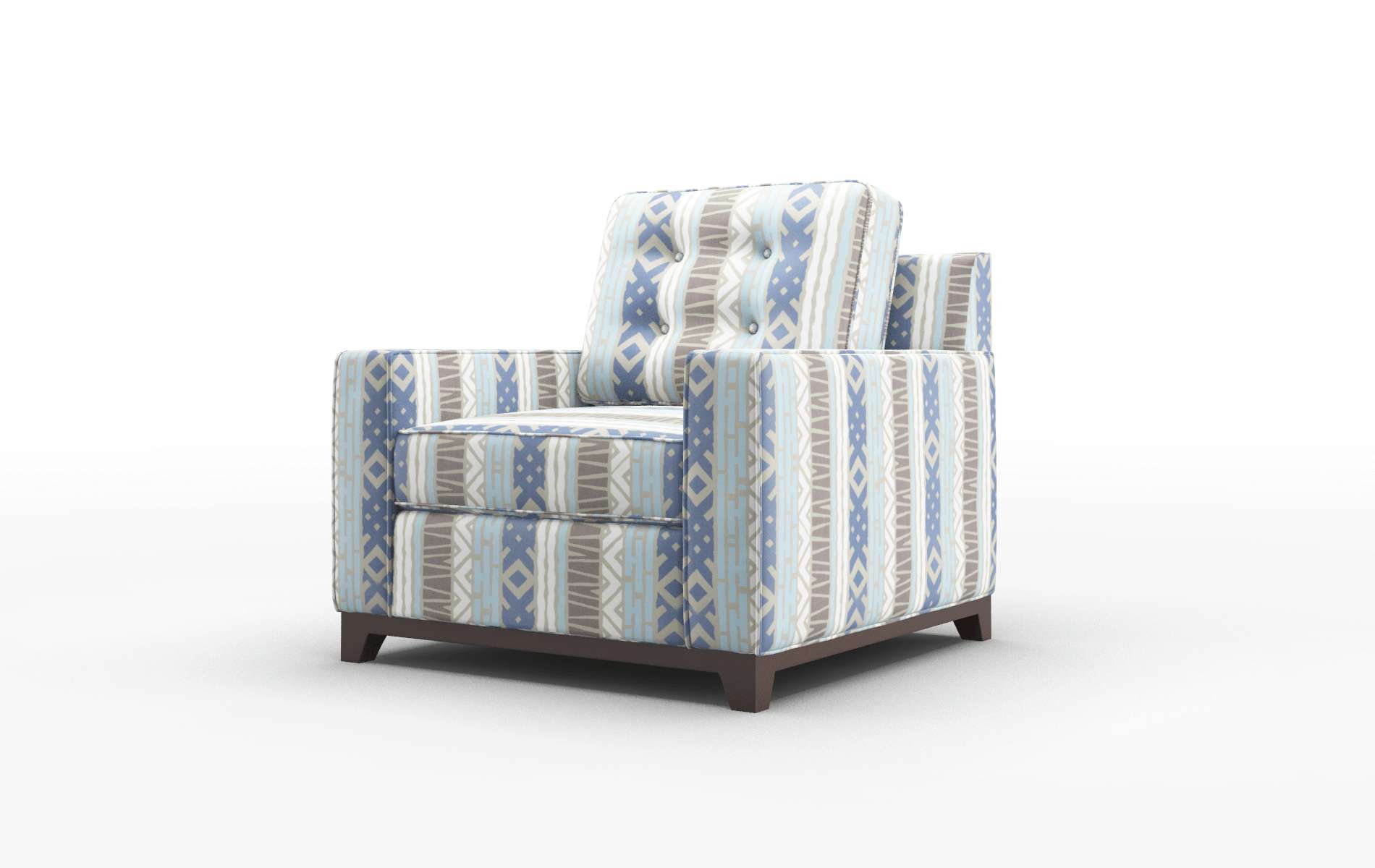 Alexandria Bodhi Indigo Chair espresso legs 4