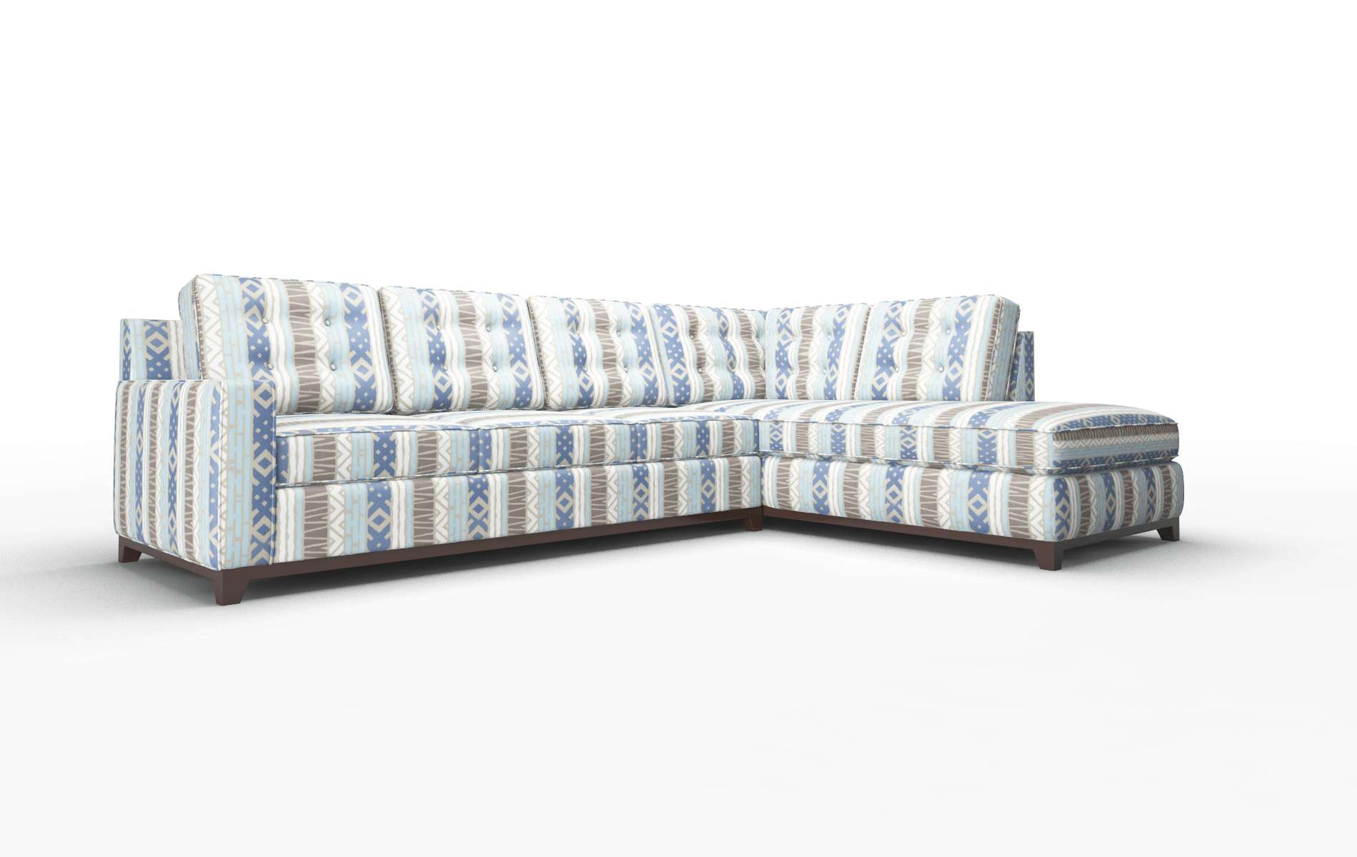 Alexandria Bodhi Indigo Panel espresso legs 2