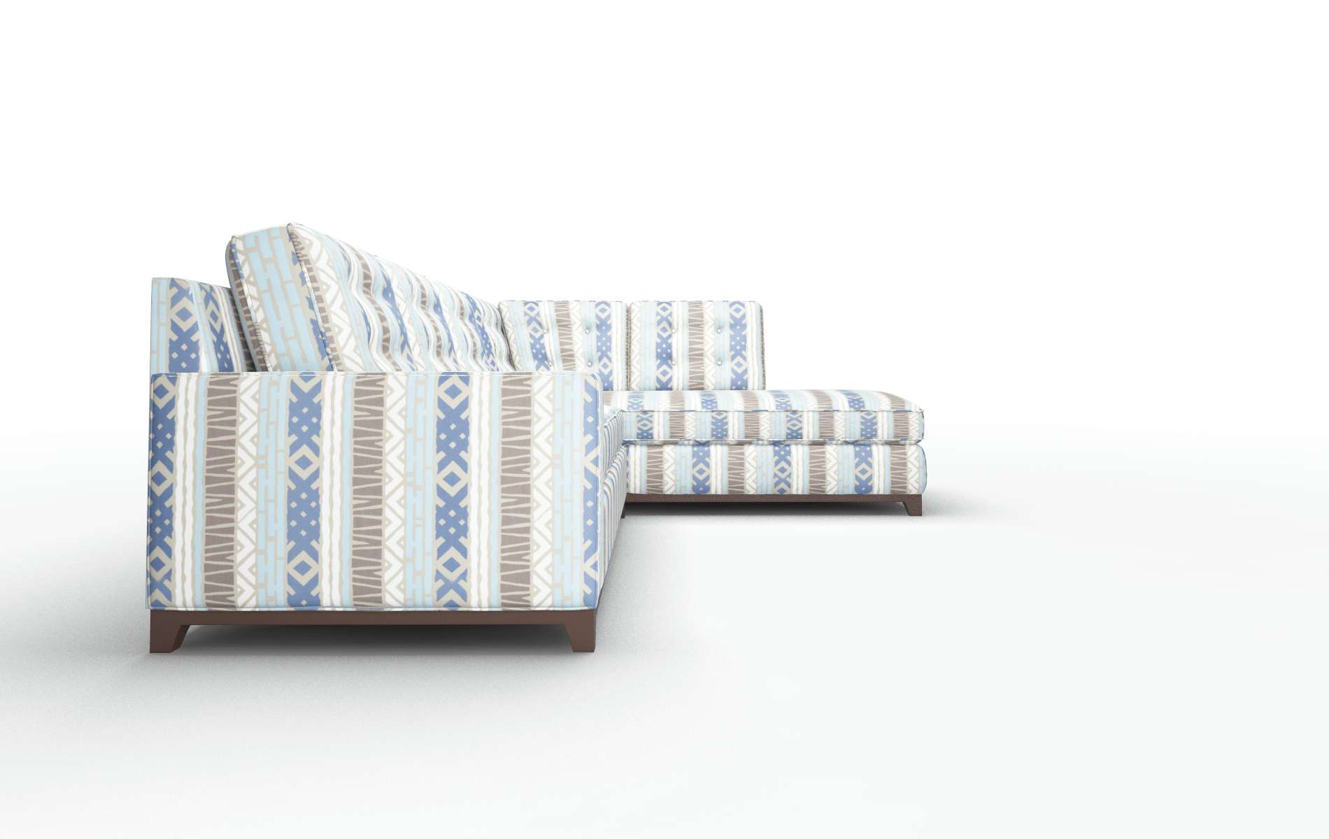 Alexandria Bodhi Indigo Panel espresso legs 3