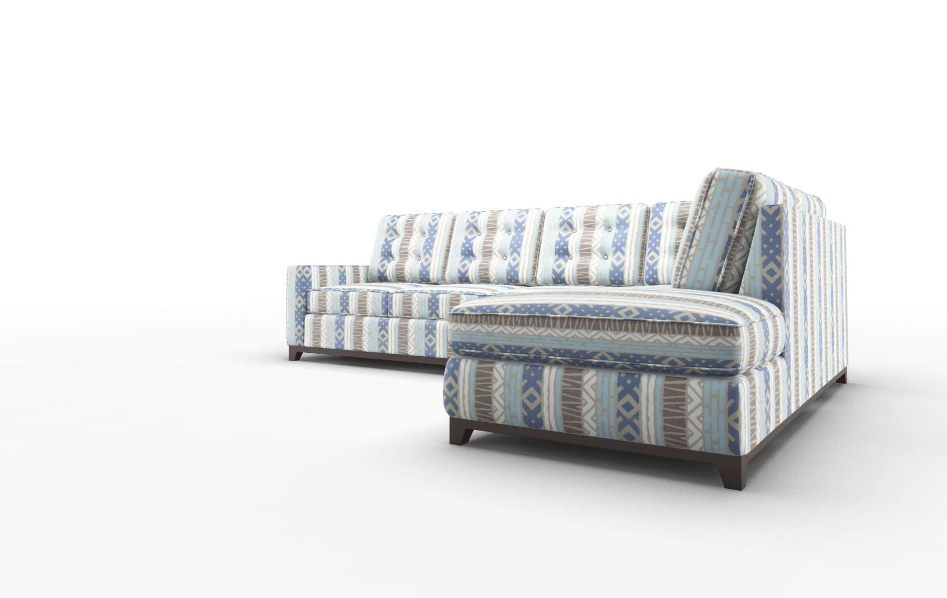 Alexandria Bodhi Indigo Panel espresso legs 4