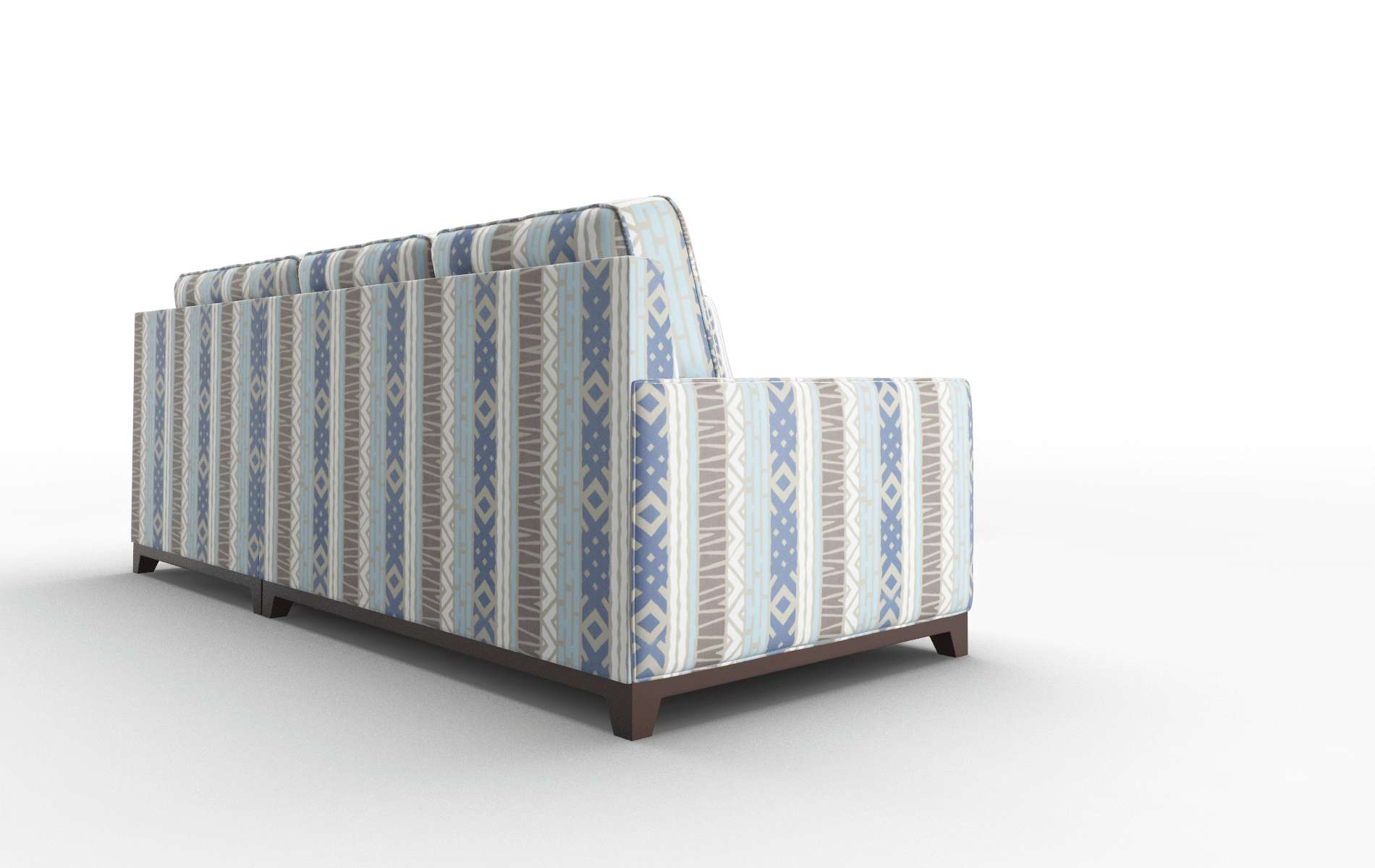 Alexandria Bodhi Indigo Sectional espresso legs 3