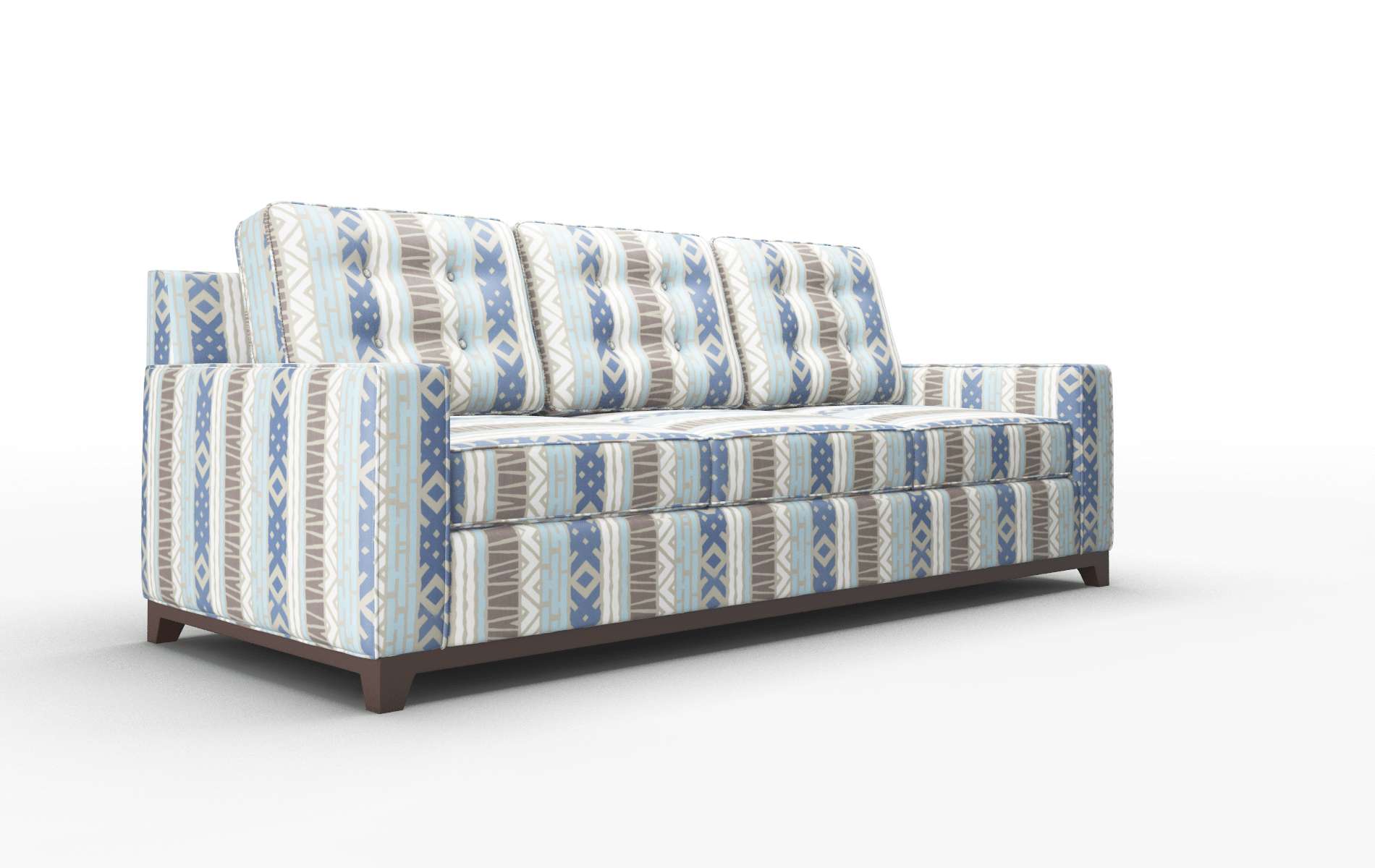 Alexandria Bodhi Indigo Sofa espresso legs 2