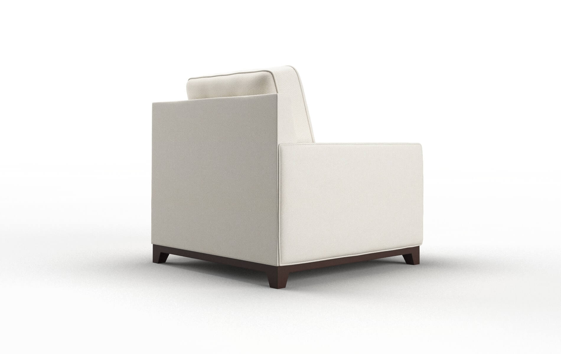 Alexandria Bungalow Ivory Chair espresso legs 5