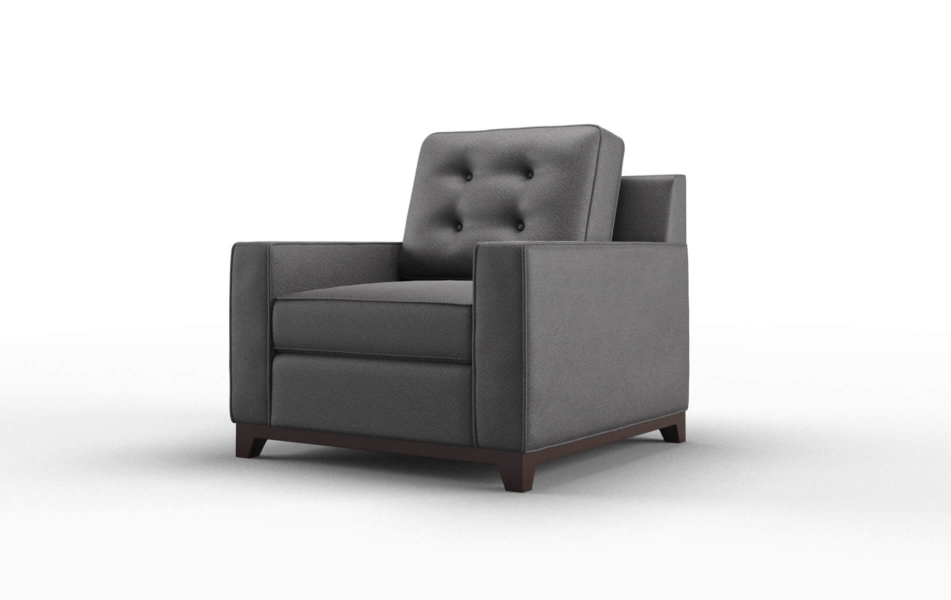 Alexandria Catalina Charcoal Chair espresso legs 4