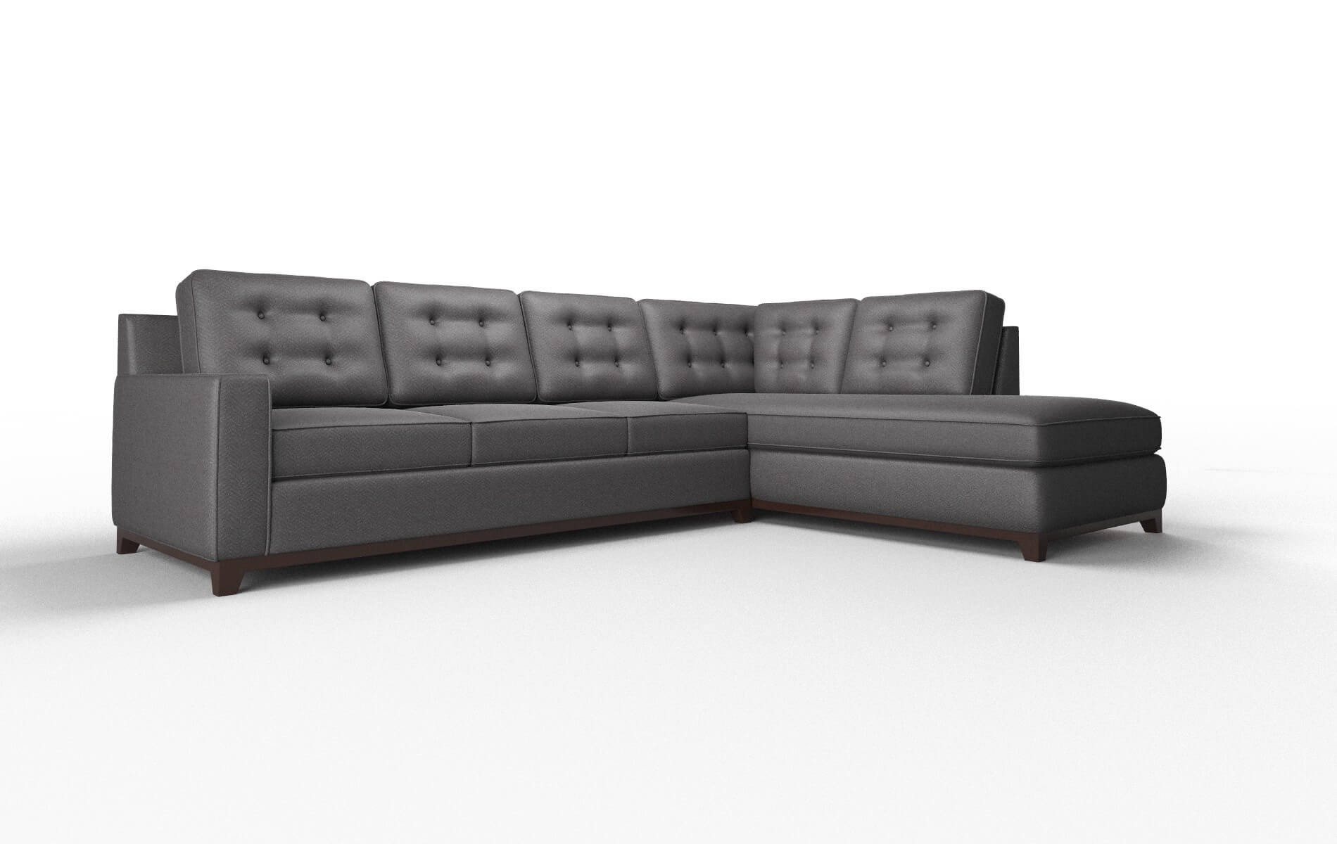 Alexandria Catalina Charcoal Panel espresso legs 2
