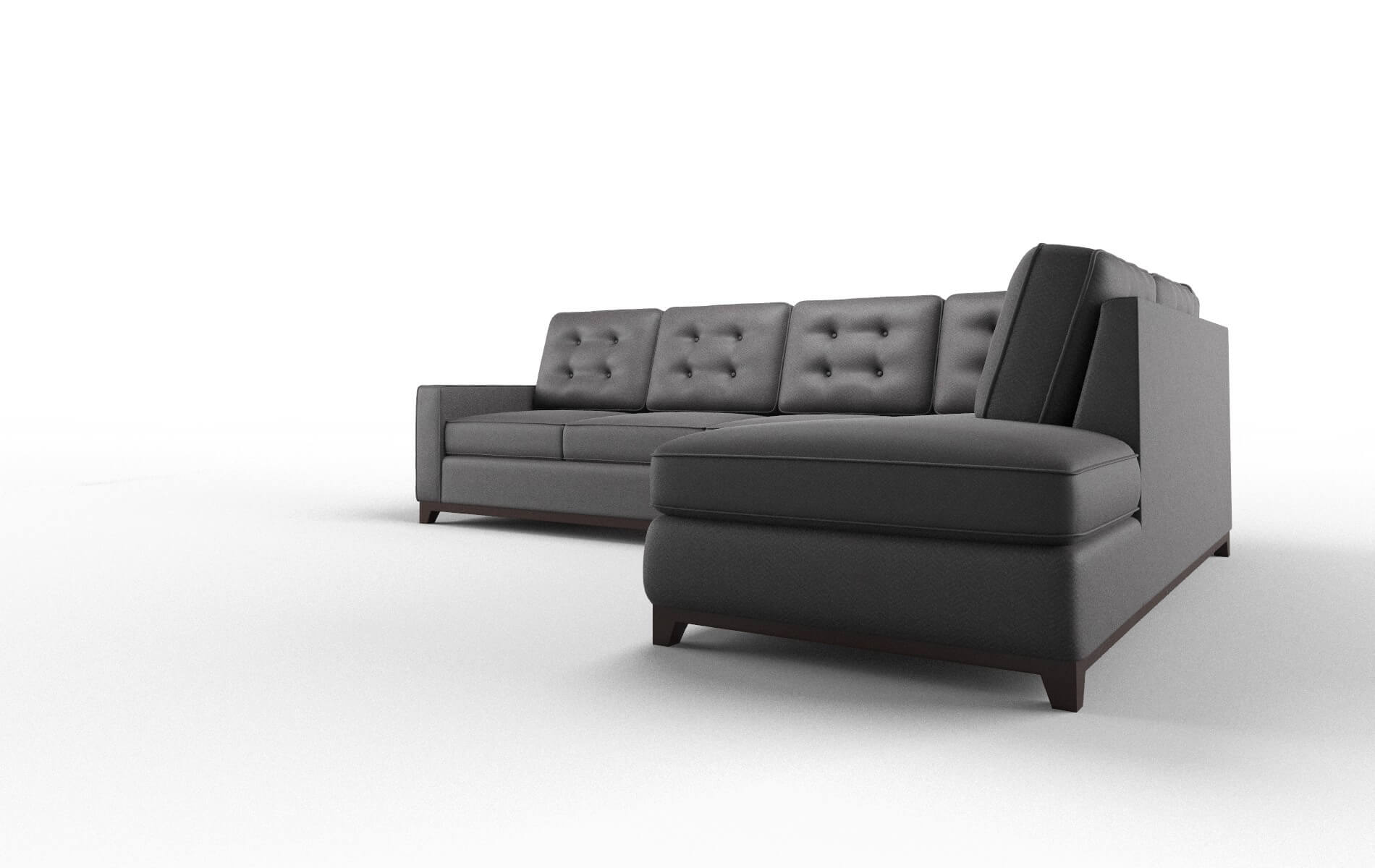 Alexandria Catalina Charcoal Panel espresso legs 4