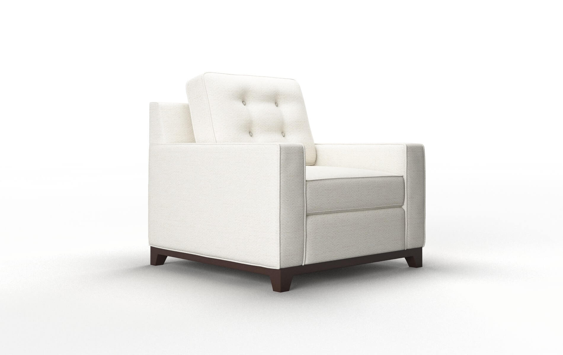 Alexandria Catalina Ivory Chair espresso legs 2