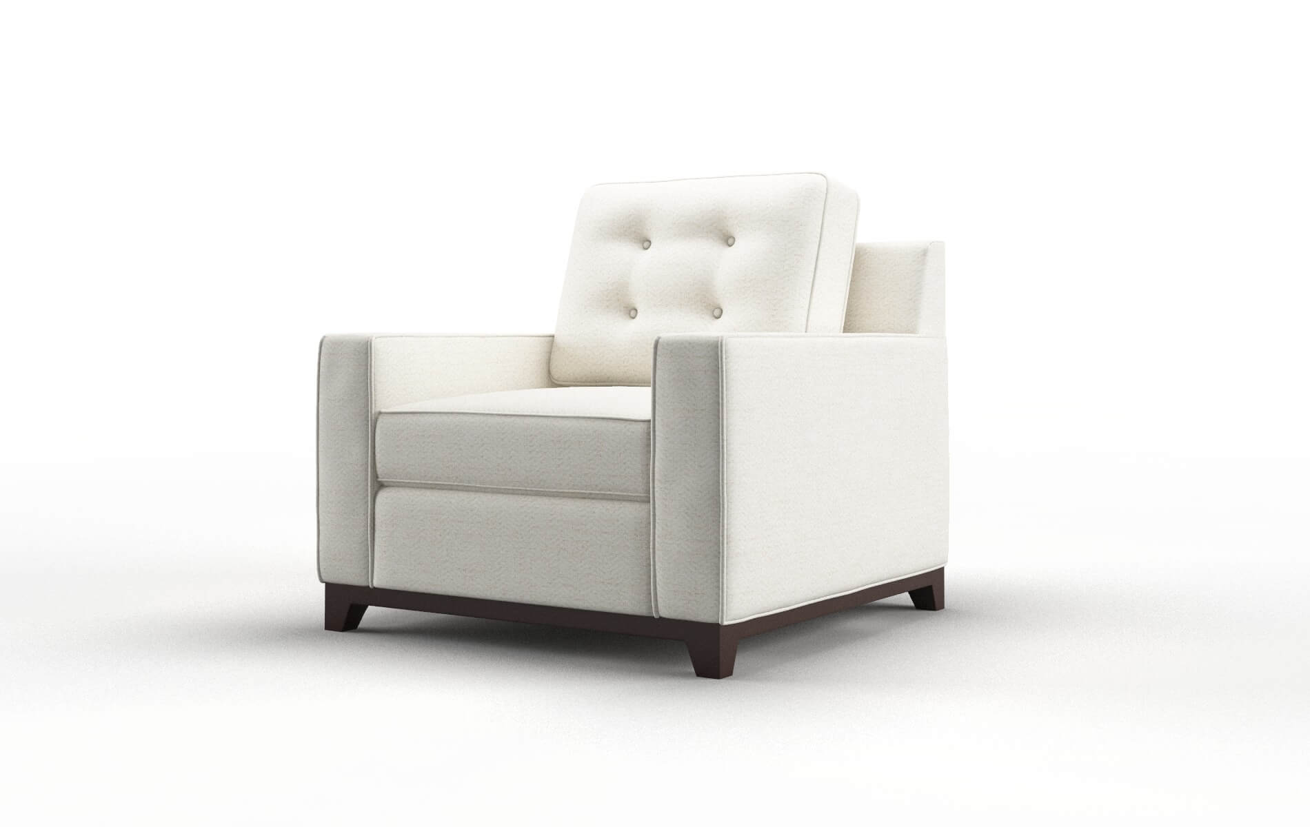 Alexandria Catalina Ivory Chair espresso legs 4