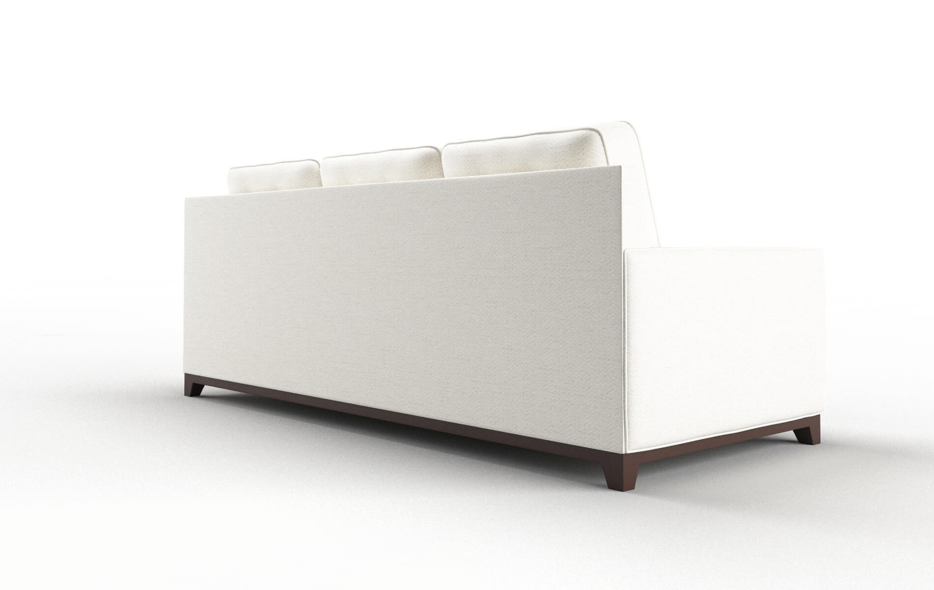 Alexandria Catalina Ivory Sofa espresso legs 5