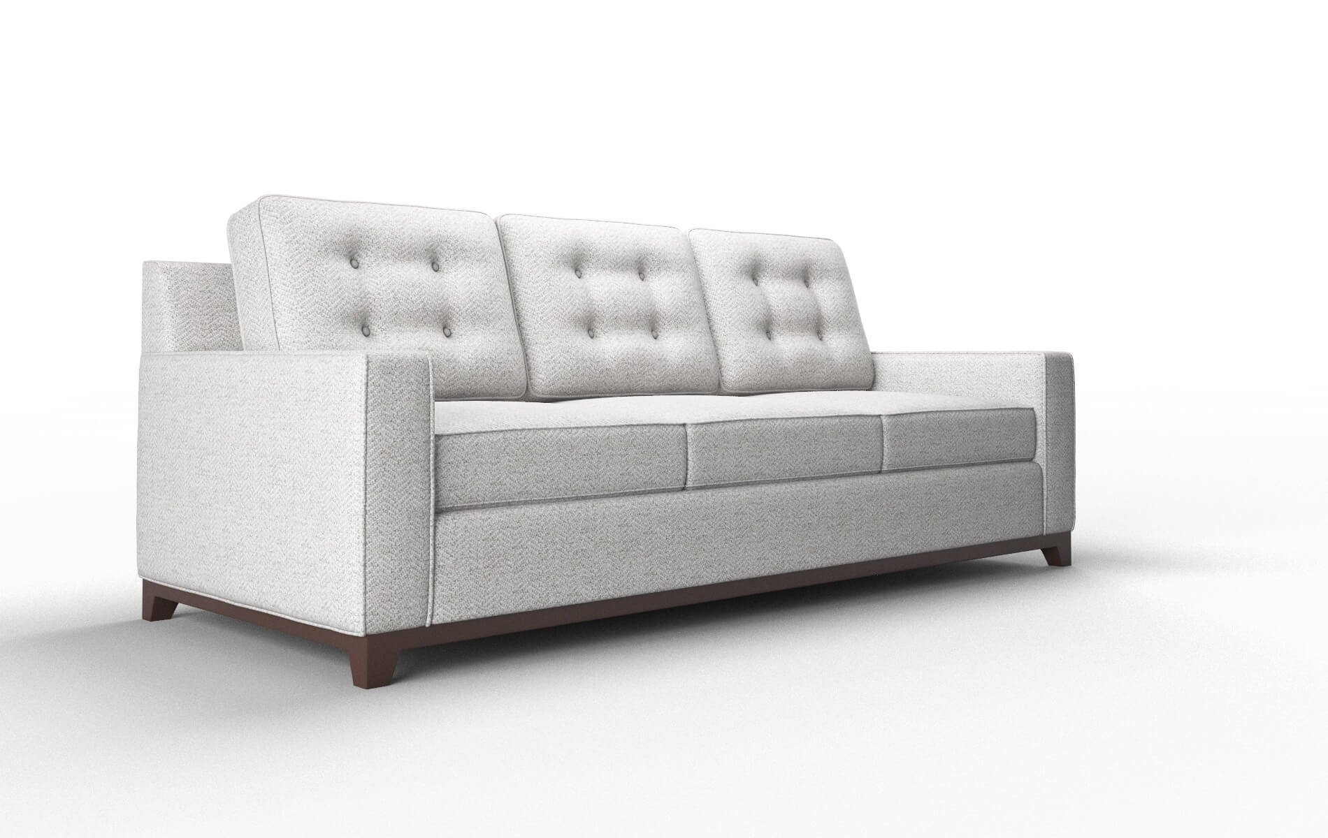 Alexandria Catalina Silver Sofa espresso legs 2