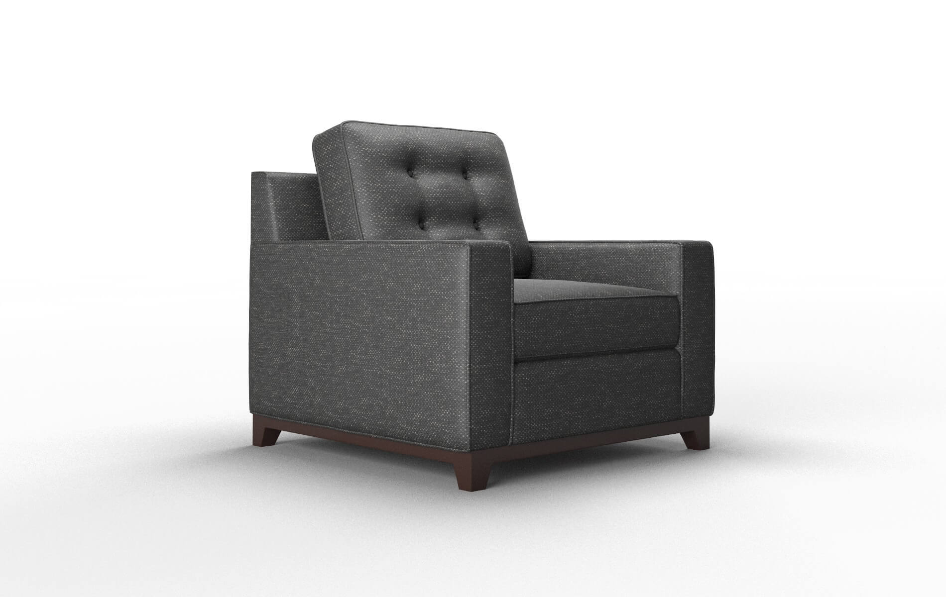Alexandria Chance Denim Chair espresso legs 2